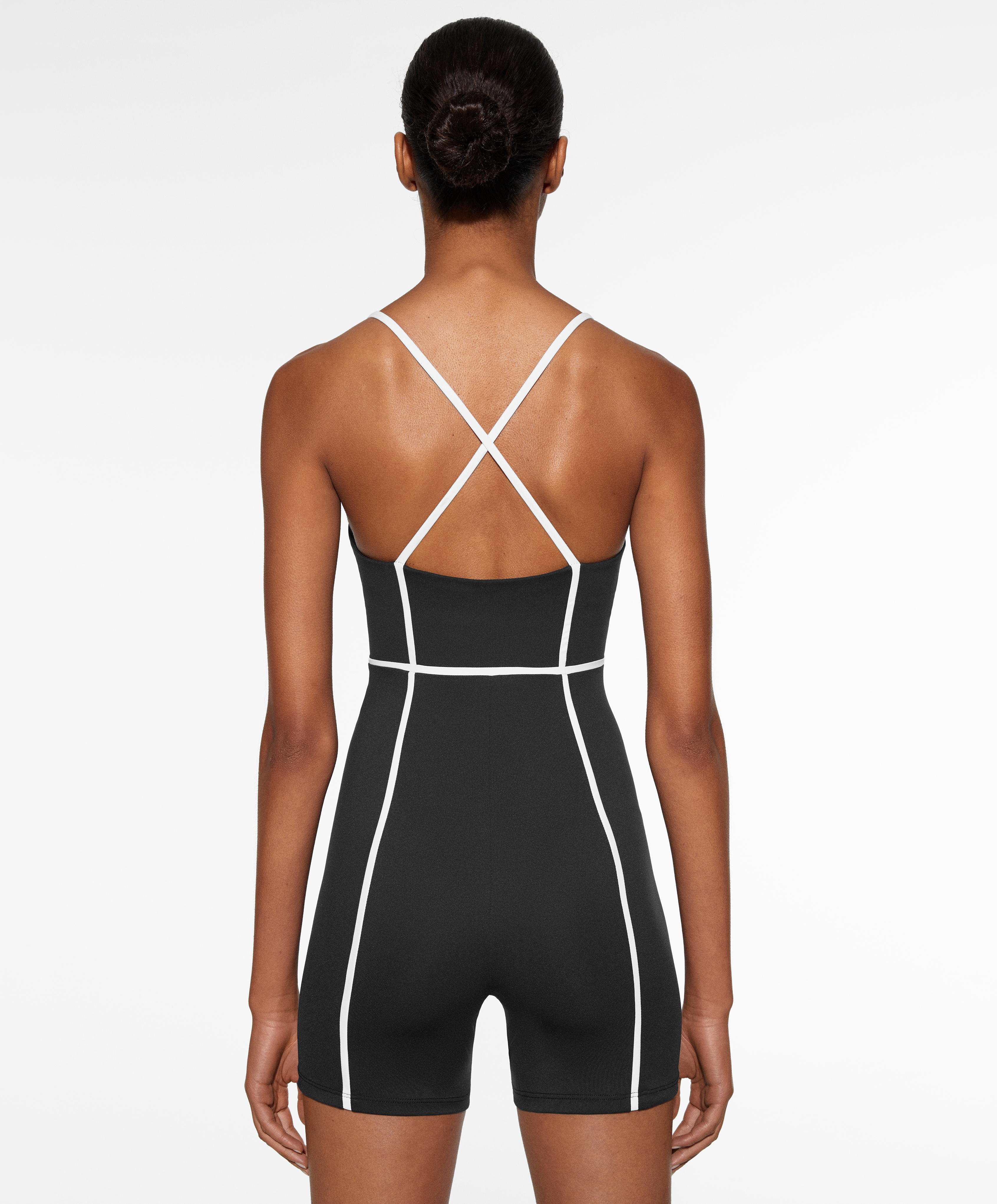 OYSHO Comfortlux piping short jumpsuit