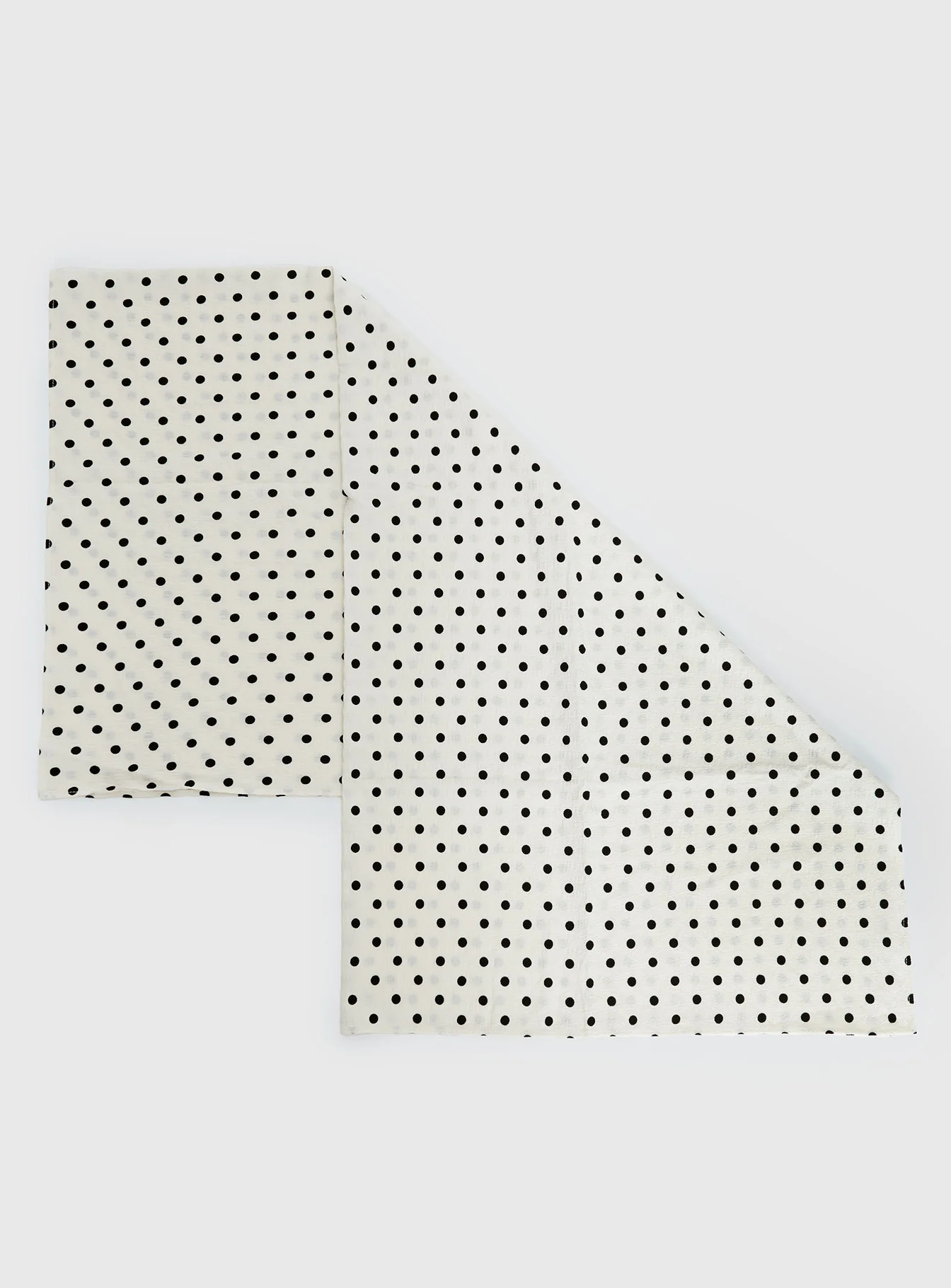 Nellie Scarf Cream Polka