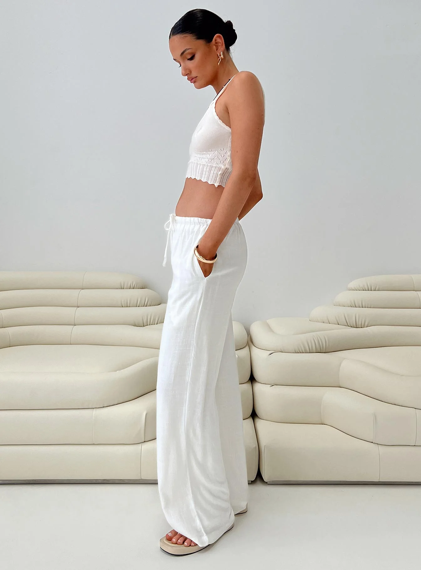 Parklea Pants White Tall