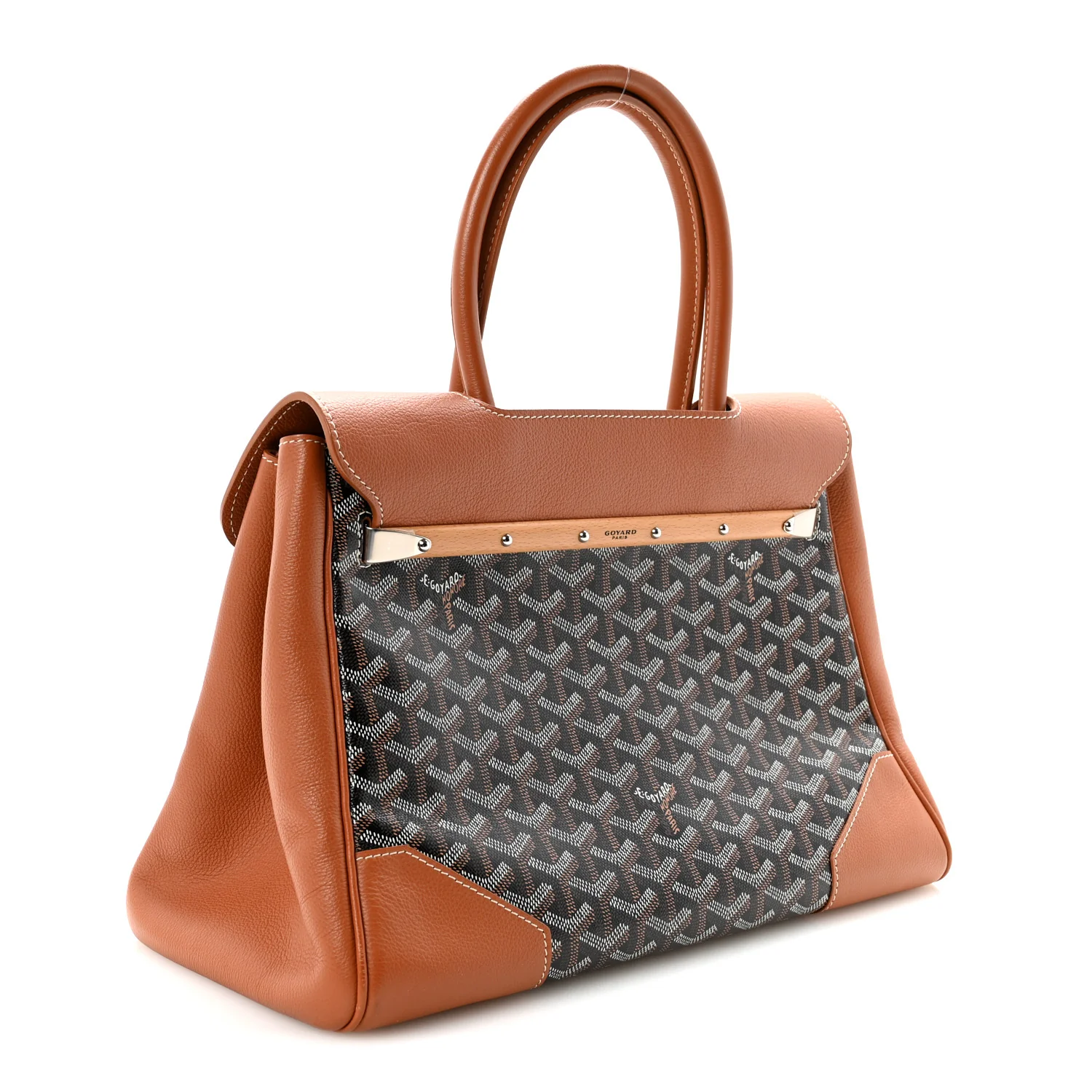 Goyardine Saigon Tote Black Gold - Top Club