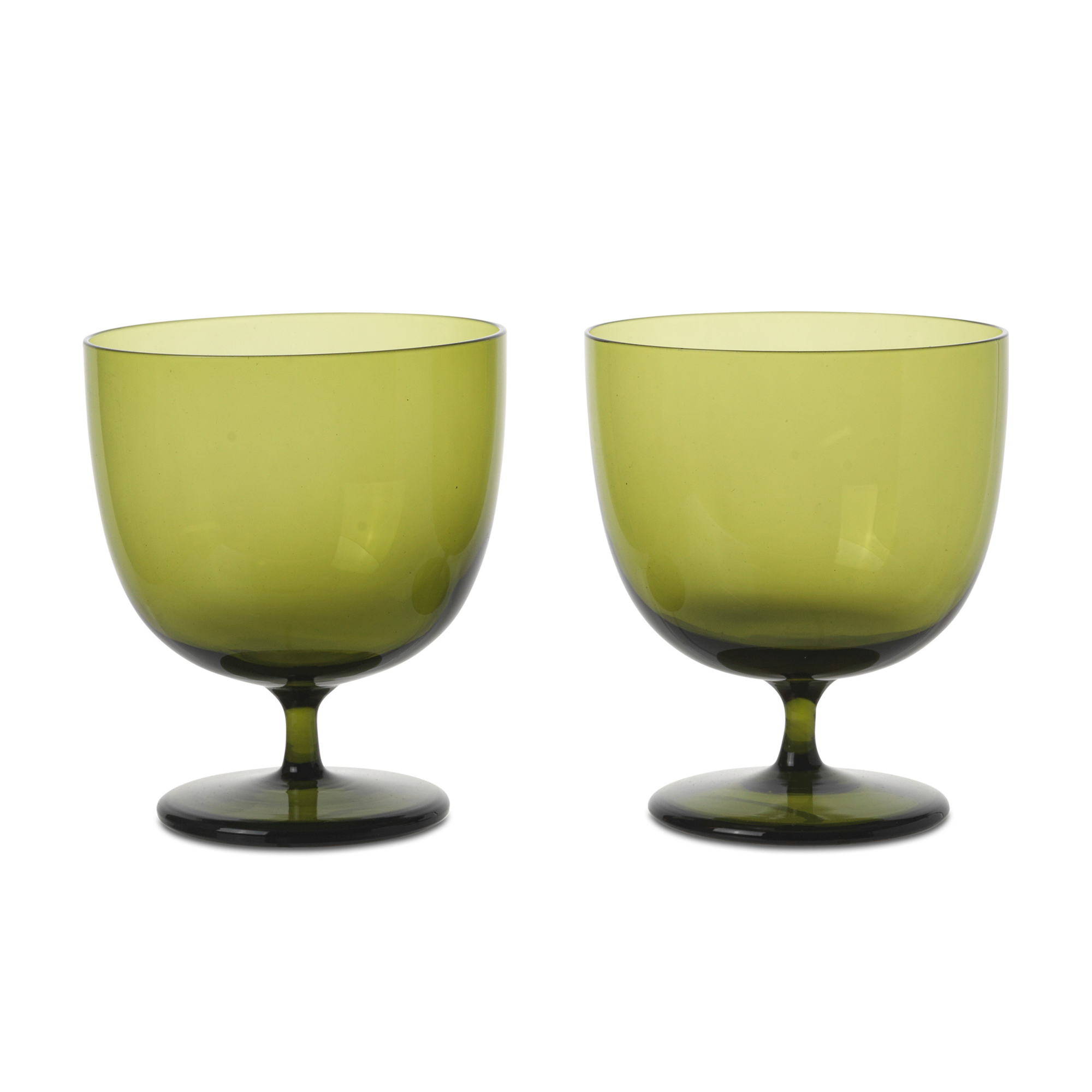 Waterglas Host moss green - set van 2