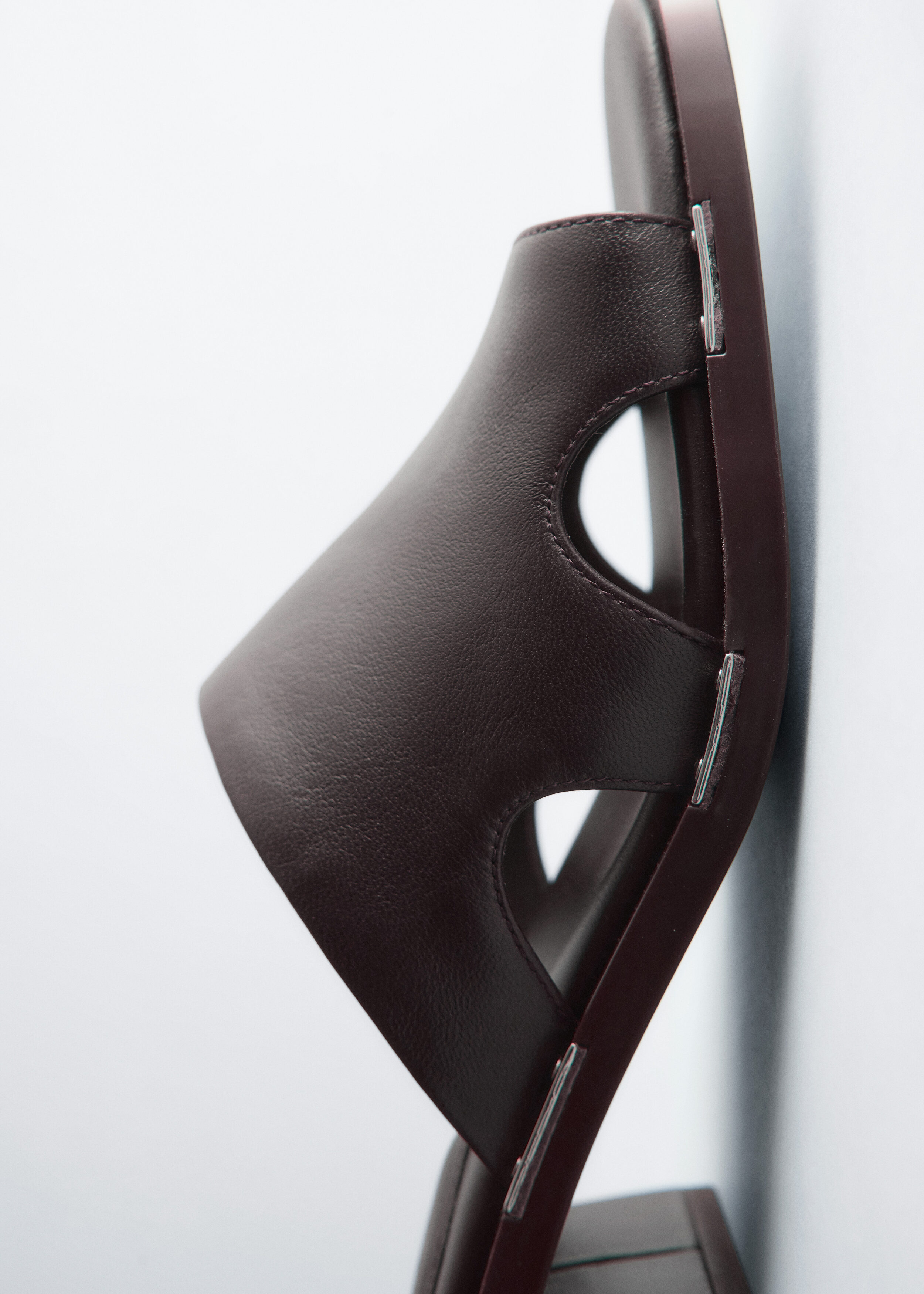 & Other Stories BLOCK HEEL LEATHER SANDALS