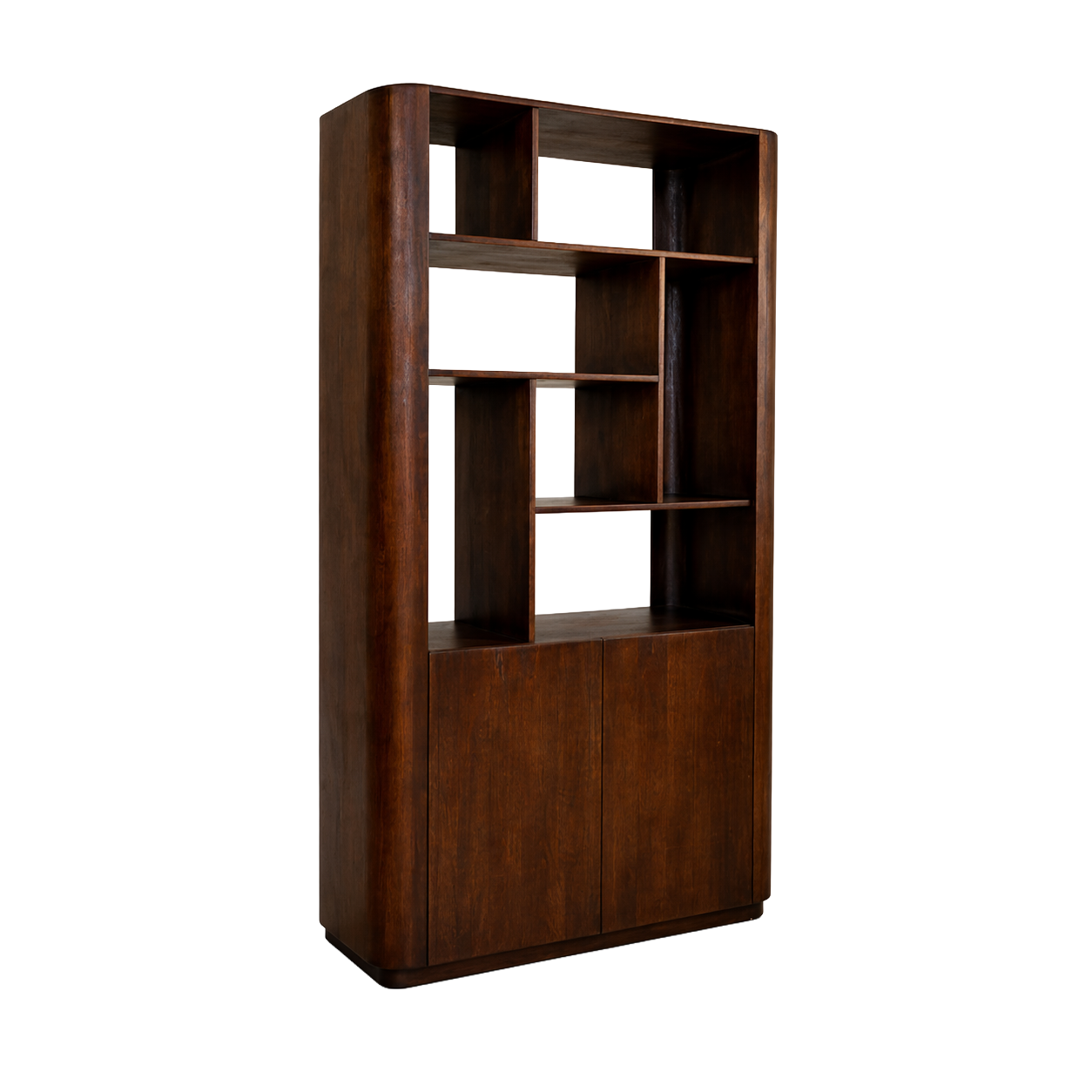 Vakkenkast Ralph 120 cm walnoot bruin