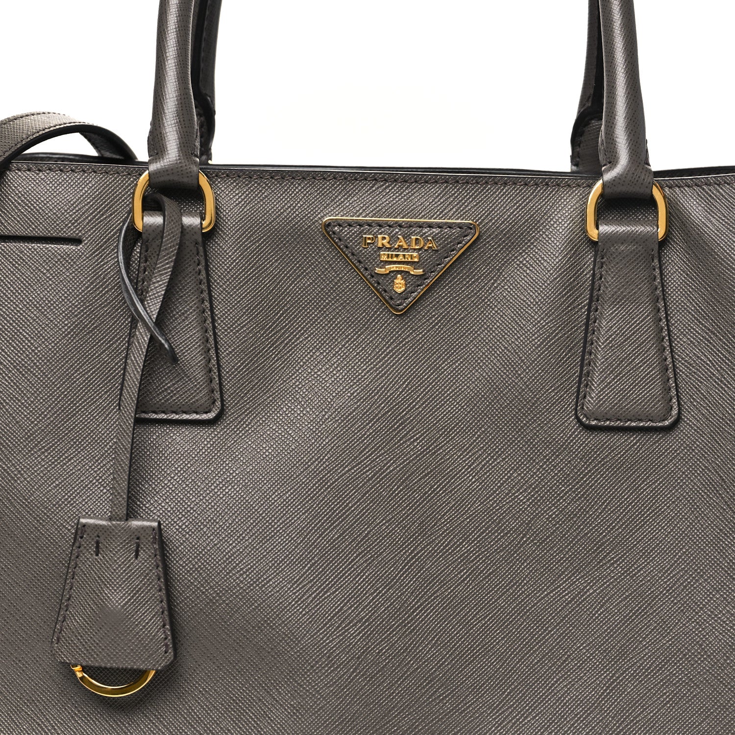 Saffiano Lux Medium Tote Grafite - Top Club