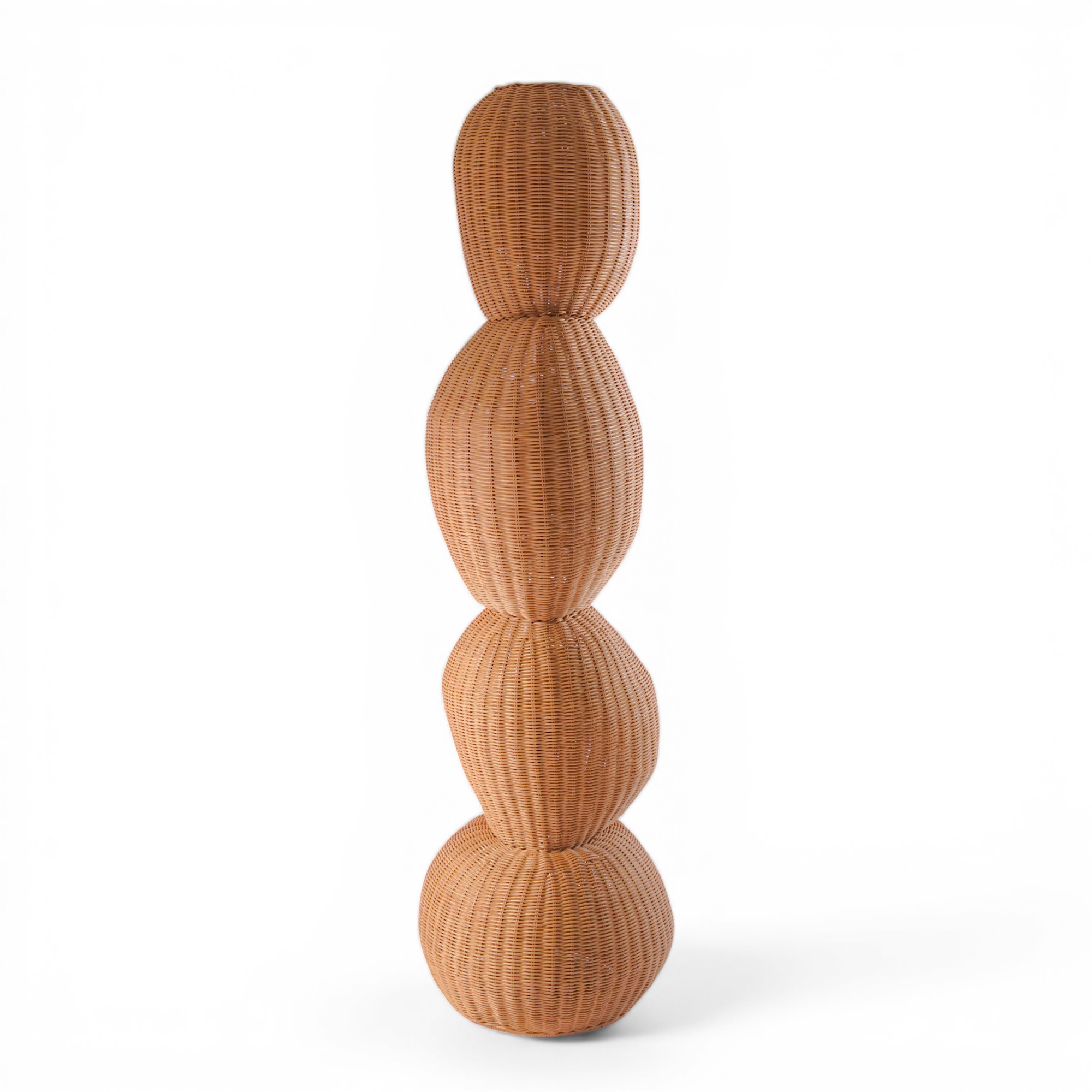 Vloerlamp Joah rattan 154x53 cm