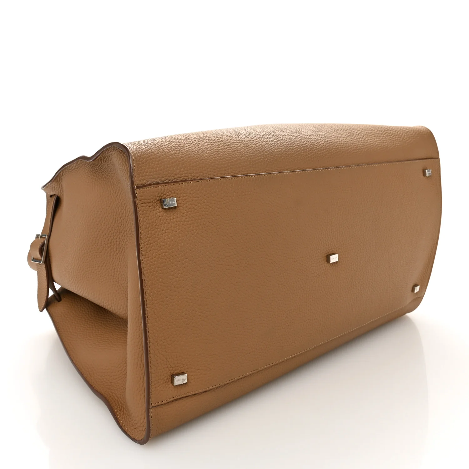 Matte Grained Calfskin Soft Margaux 17 Dark Taupe - Top Club