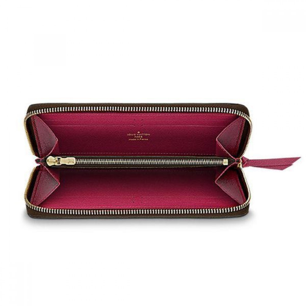 L-bag Monogram Canvas Clemence Wallet M60742 Fuchsia - Top Club