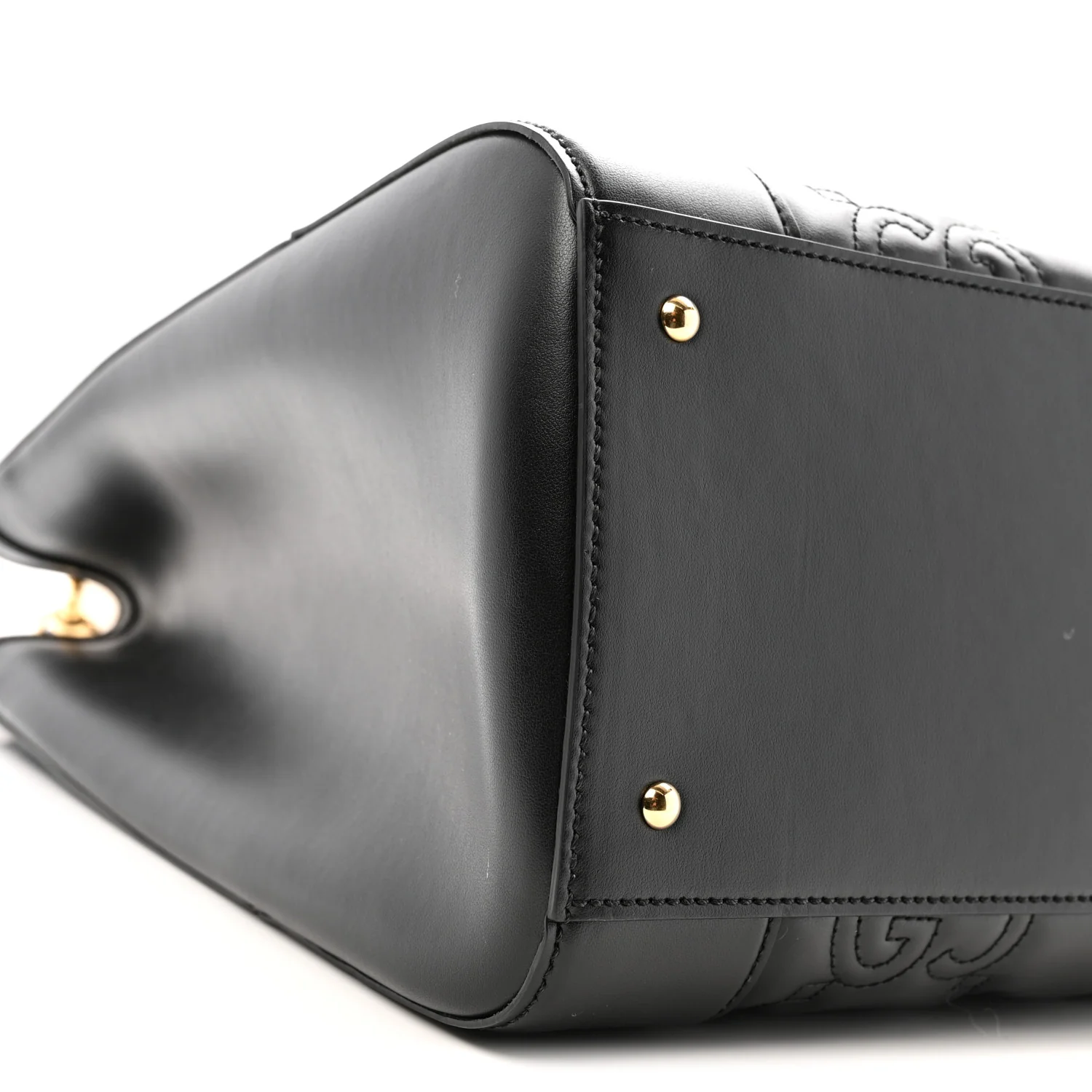 Calfskin GG Matelasse Tote Bag Black - Top Club