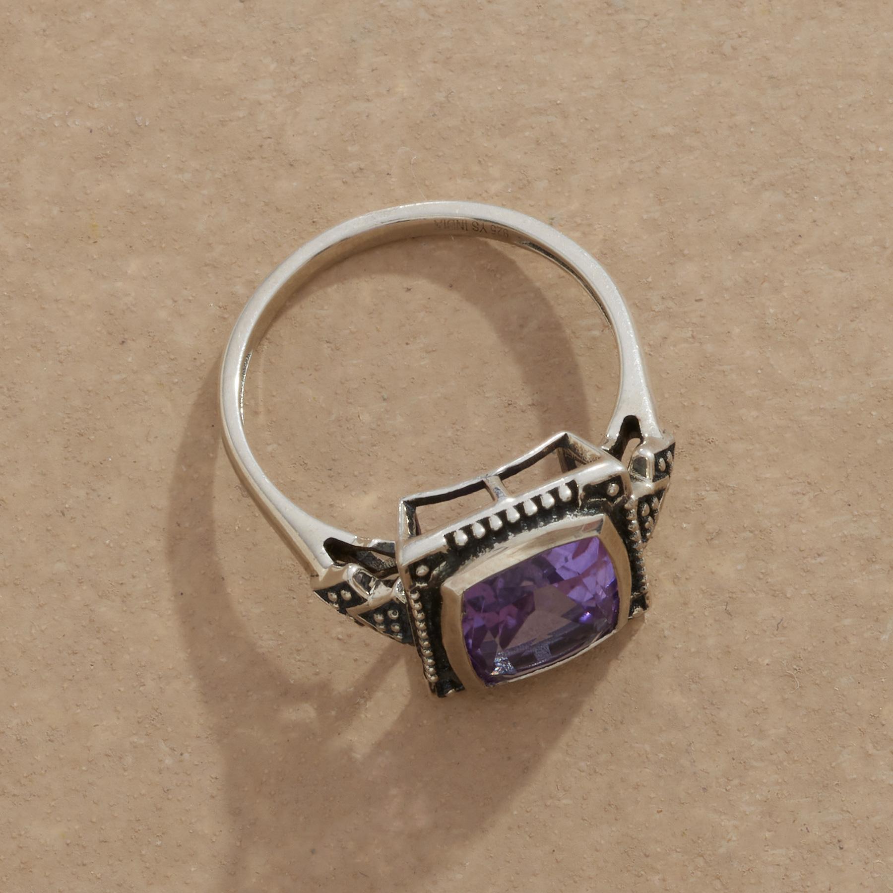 Renee Amethyst Ring - Sundance Living