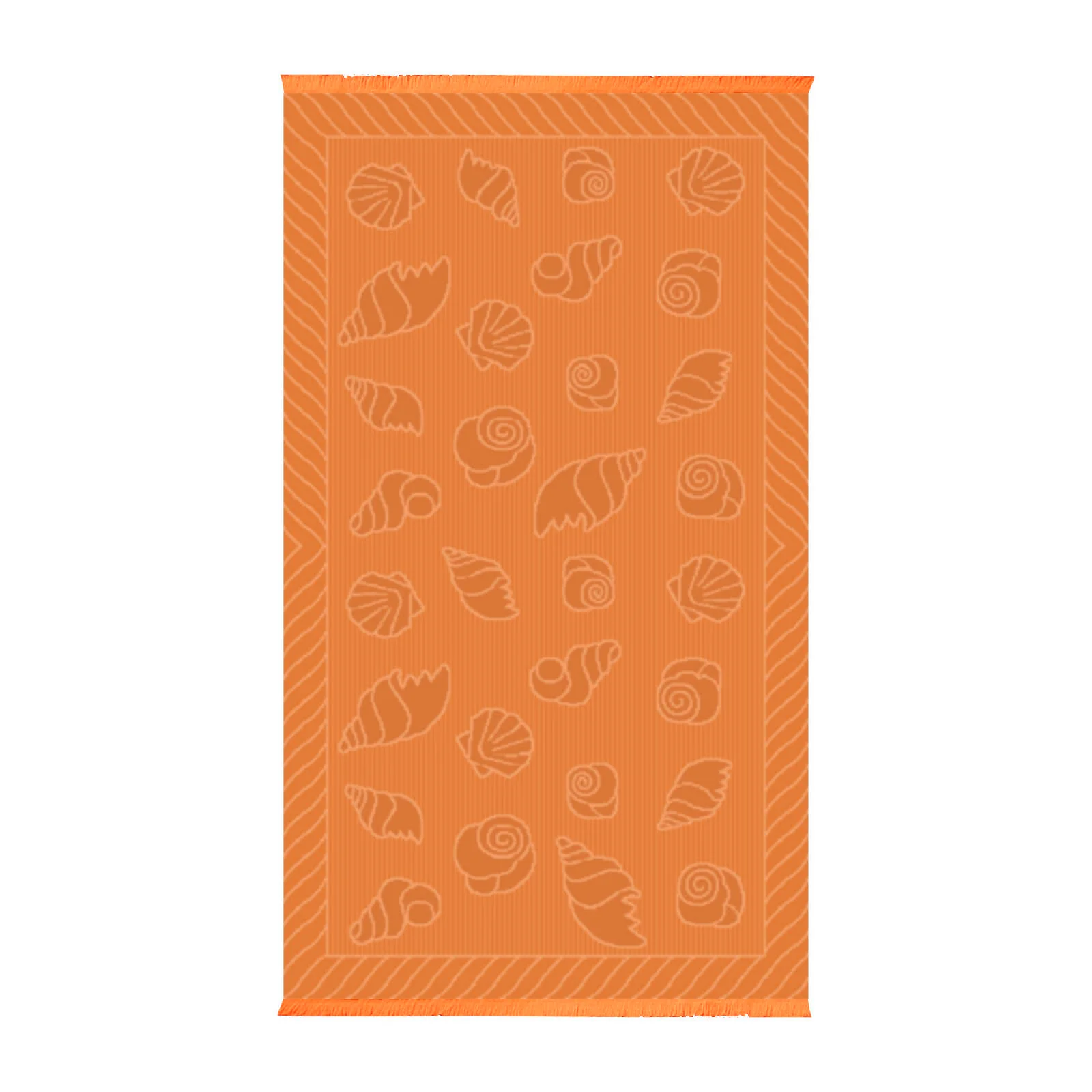 Telo Mare In Cotone Garachico 95X180 Arancio Carrara