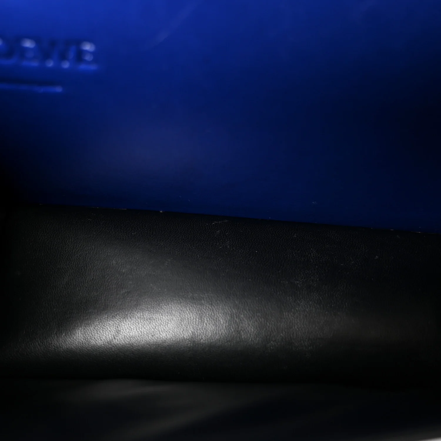 Calfskin Small Barcelona Shoulder Bag Royal Blue - Top Club