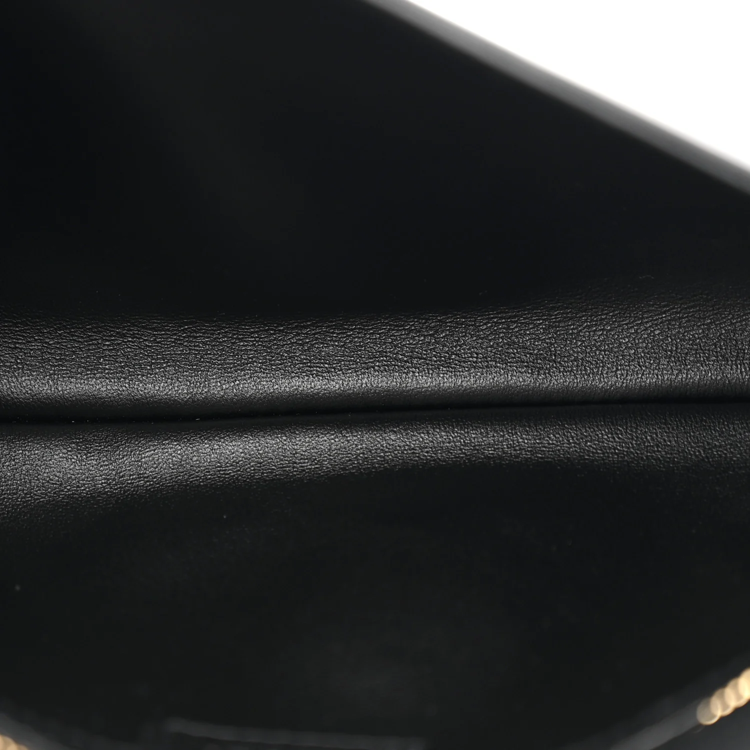 Roxy Calfskin Blondie Chain Shoulder Flap Bag Black - Top Club