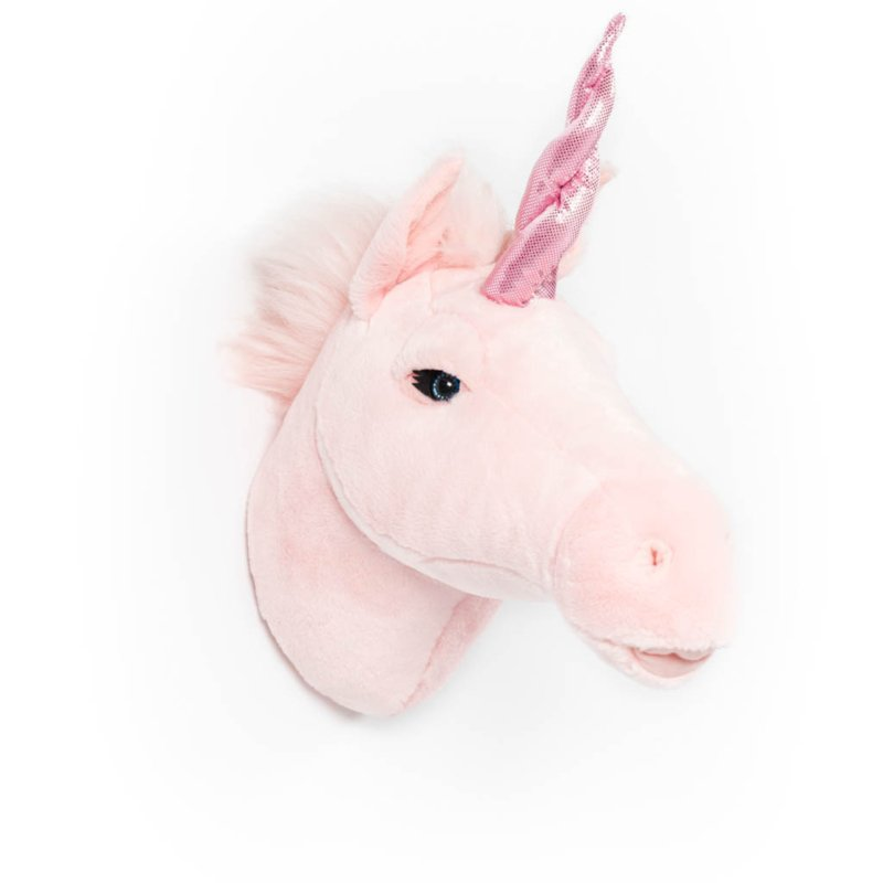 Dierenkop unicorn roze