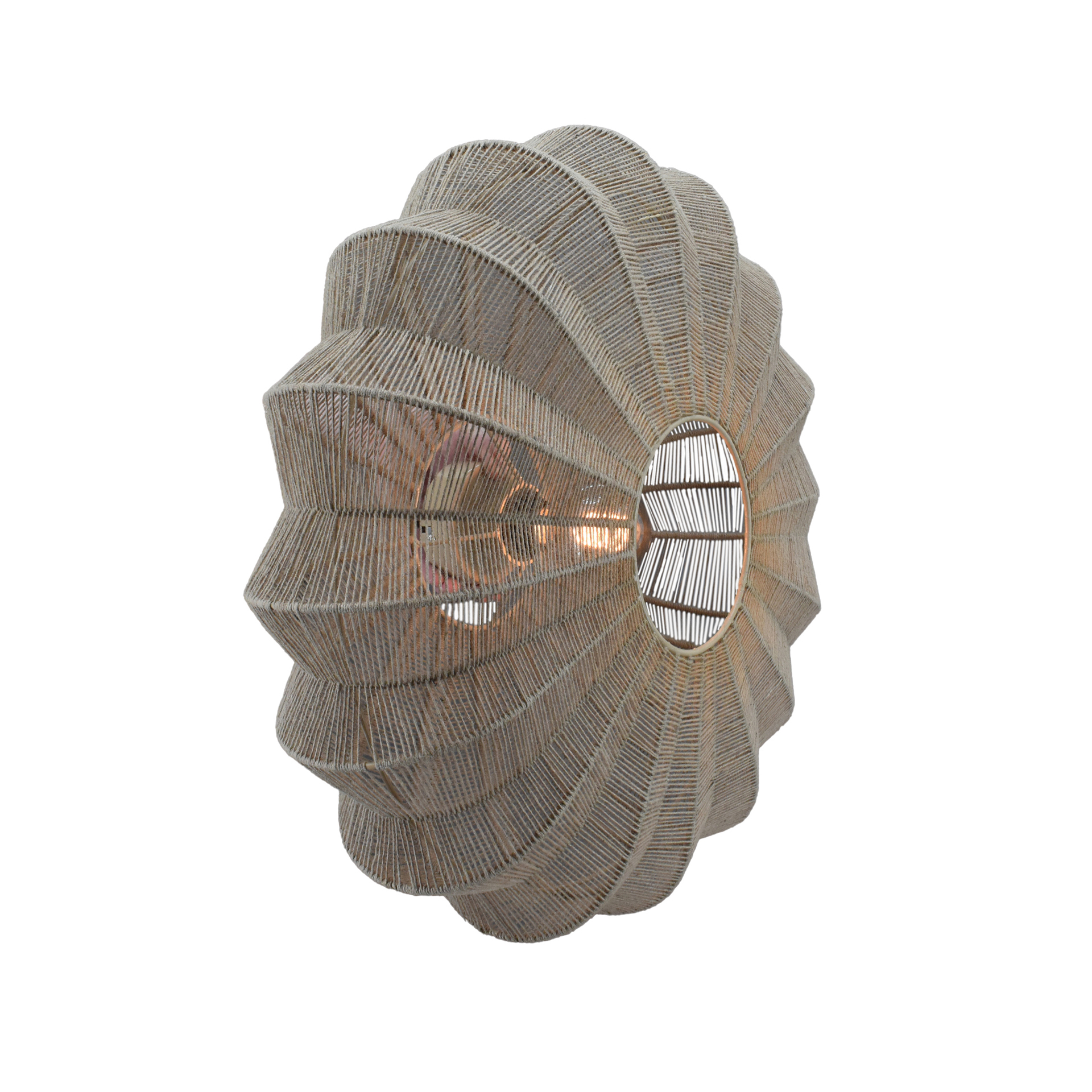 Wand / plafondlamp Bowie large naturel