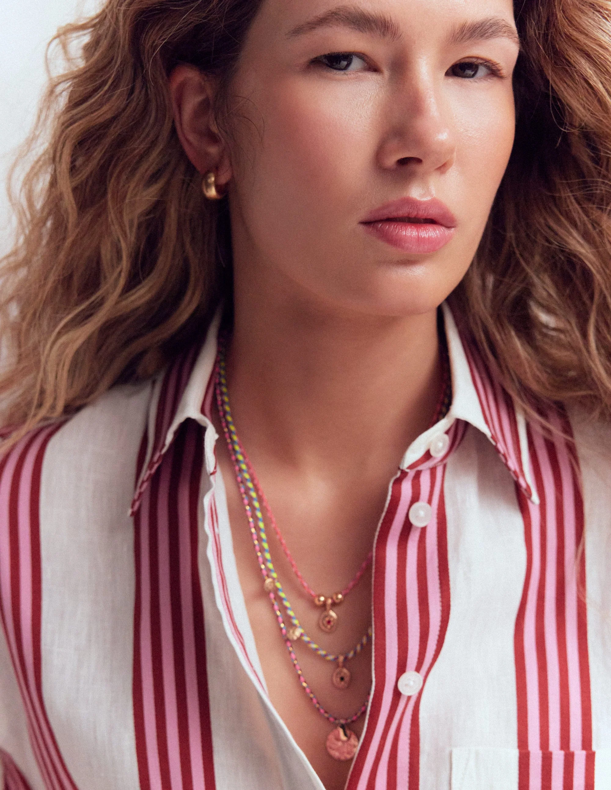 Dreilagige Halskette-Bunt