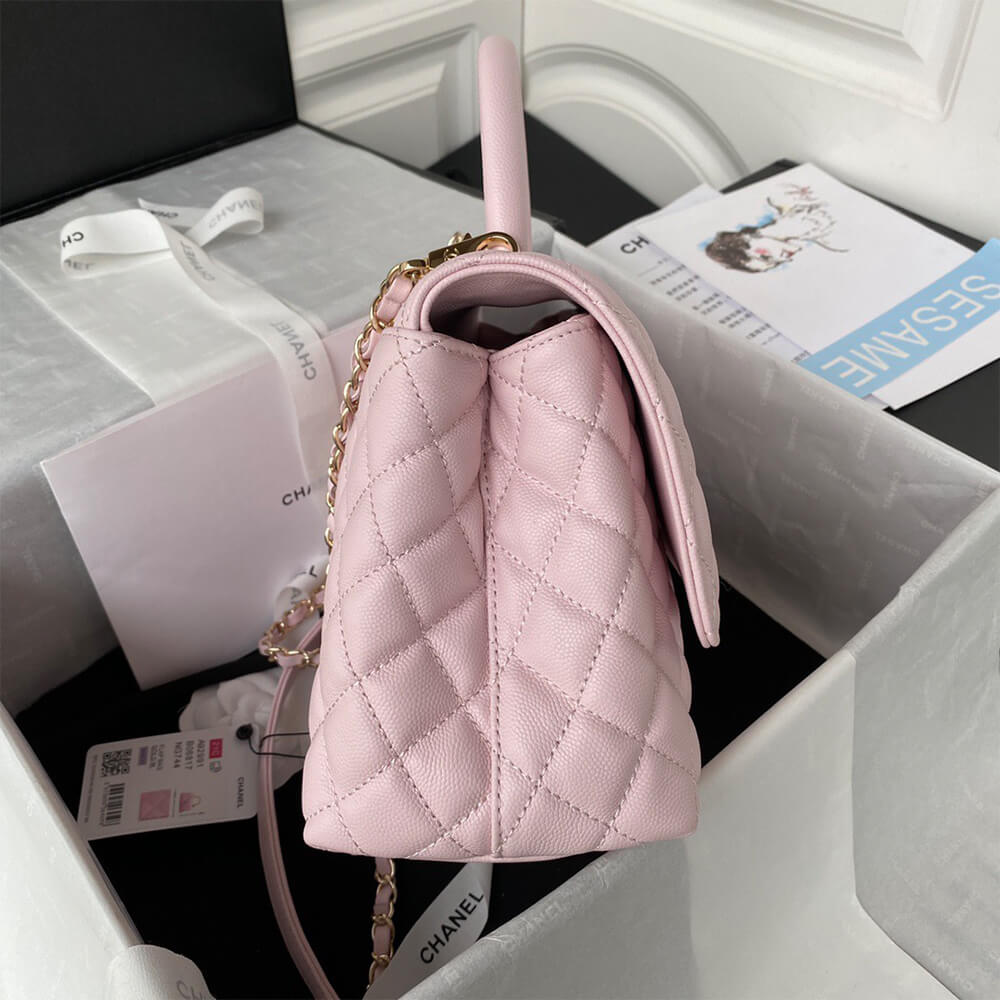 CHANEL Large Flap Bag With Top Handle(high-end grade) - Top Club