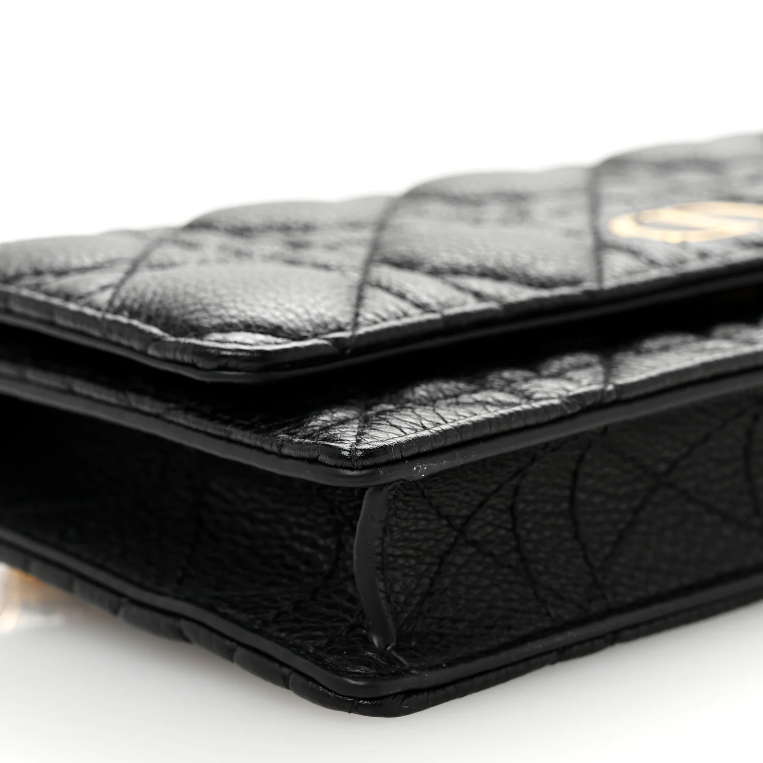 Supple Calfskin Caro Belt Bag Black - Top Club