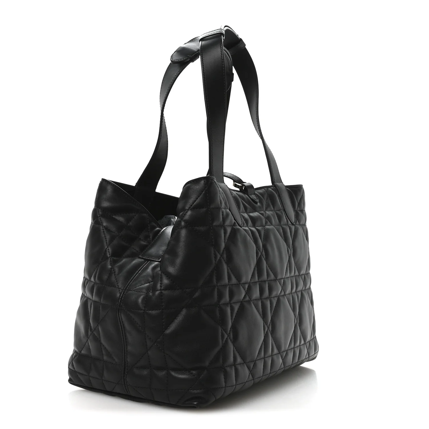 Calfskin Macrocannage Medium Toujours Black - Top Club