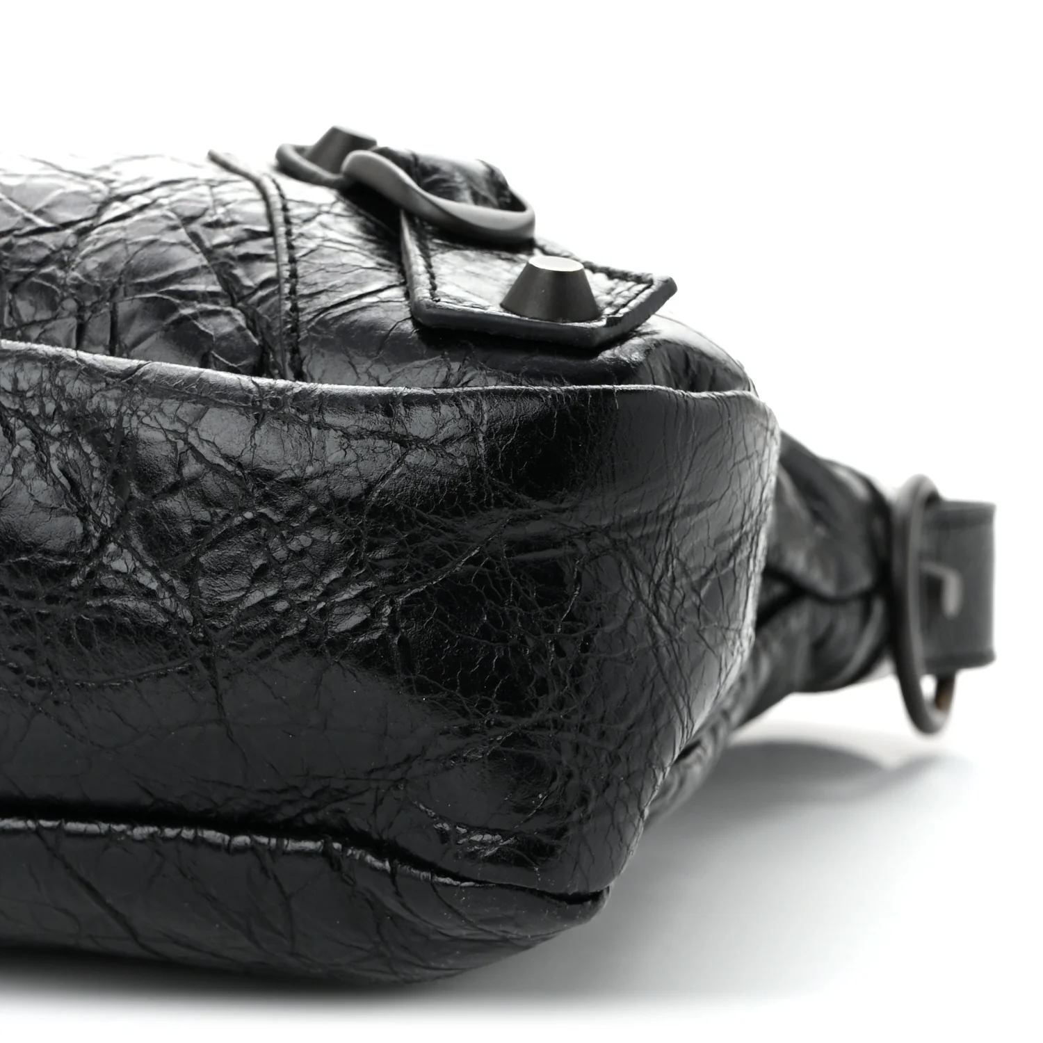Agneau Arena Classic Hardware Le City First Bag Black - Top Club