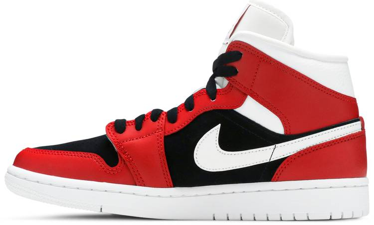 Air Jordan 1 Mid  Gym Red Black  BQ6472-601 - Sneaker Replica Workshop