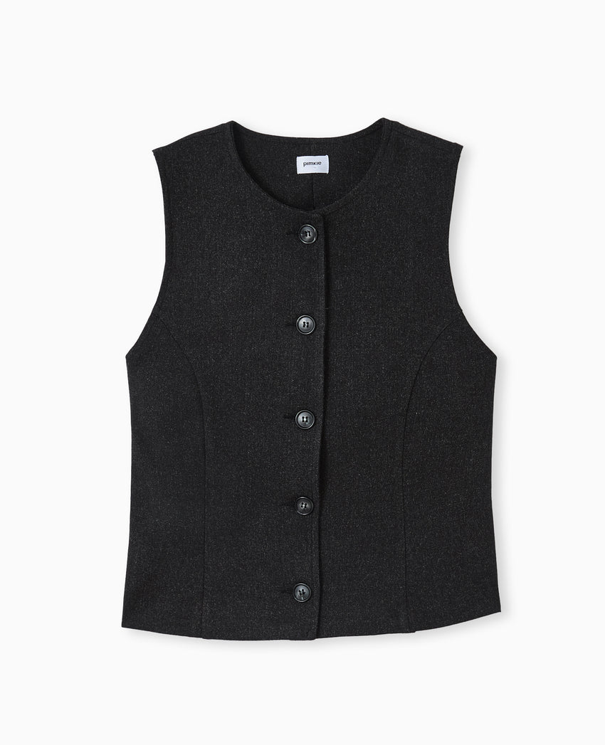 Pimkie Veste sans manches façon gilet de barman