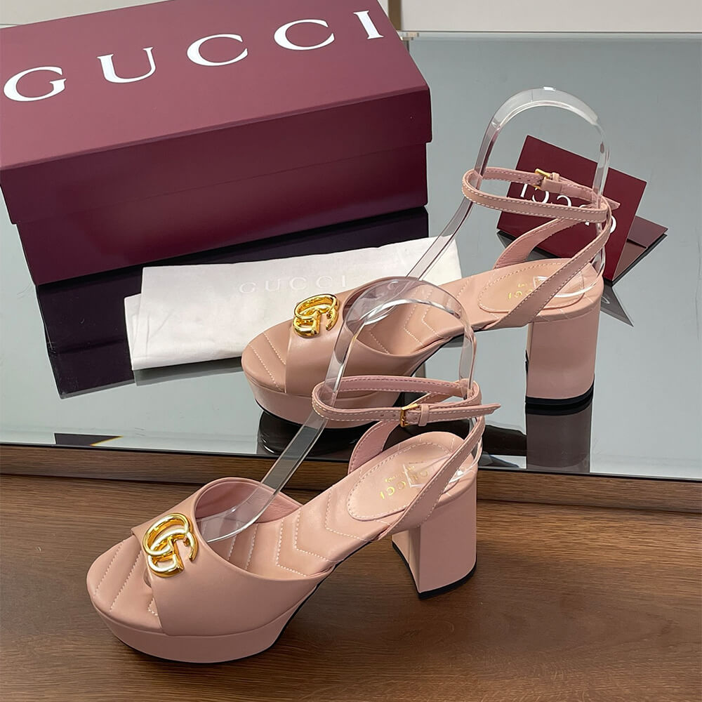 GUCCI Women s platform sandal with Double G - Top Club