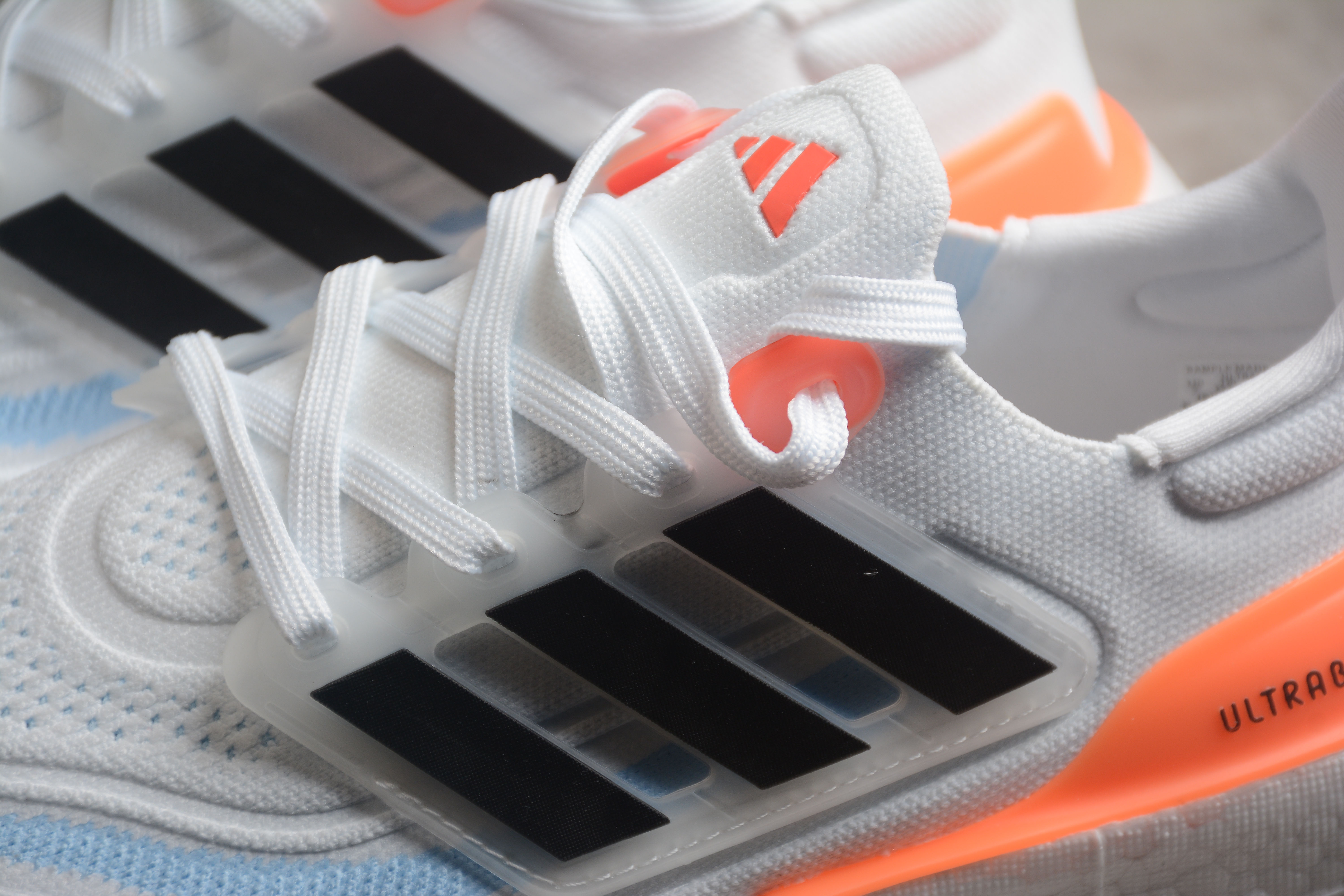 adidas Ultra Boost Light White Black Solar Red HQ6351 - Sneaker Replica Workshop