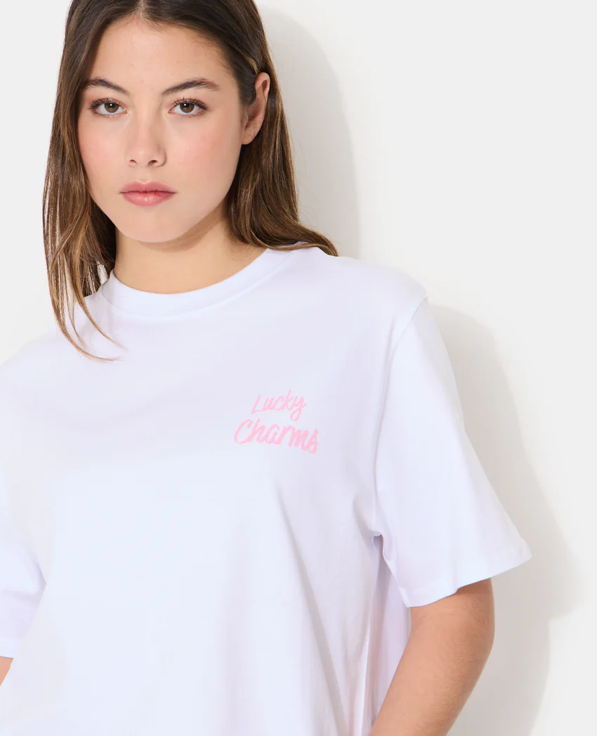Pimkie T-shirt oversize avec print poitrine et dos