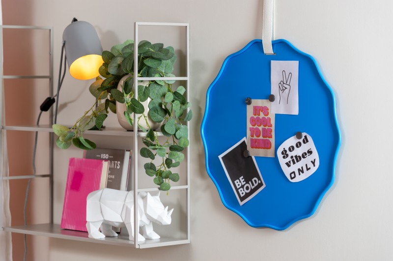Memo board Funky Wave bright pink