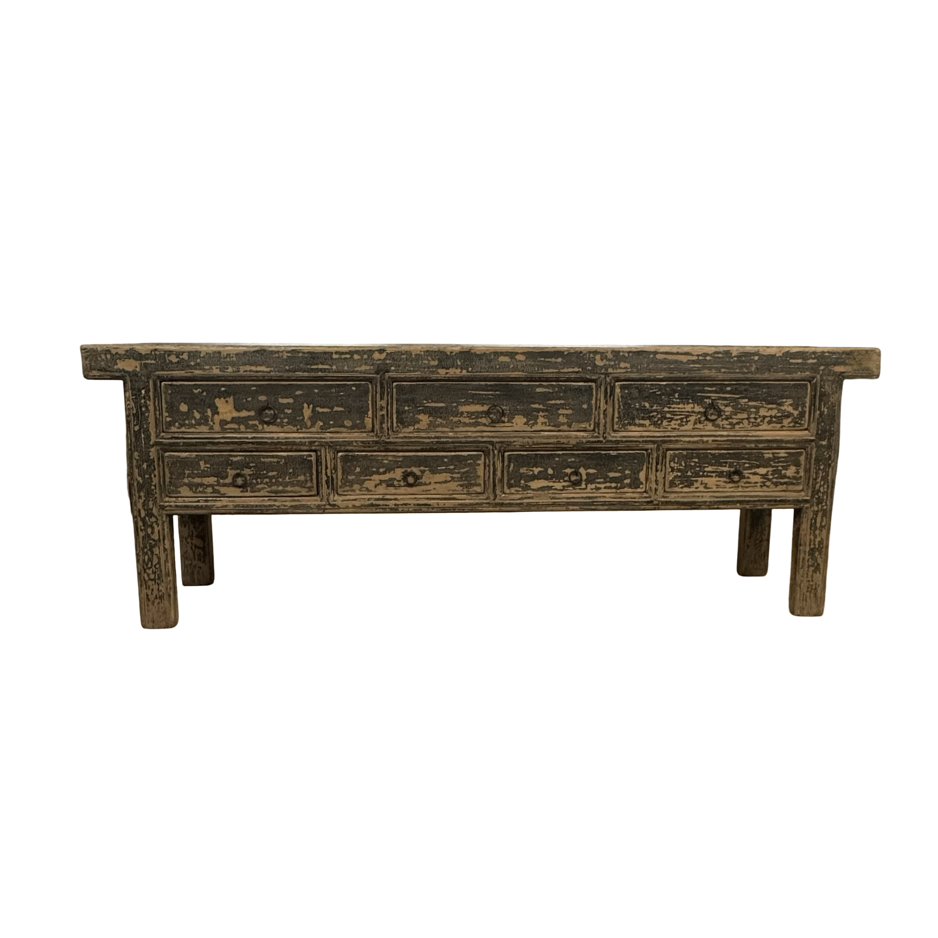 Dressoir zwart finish 7 la groot uniek