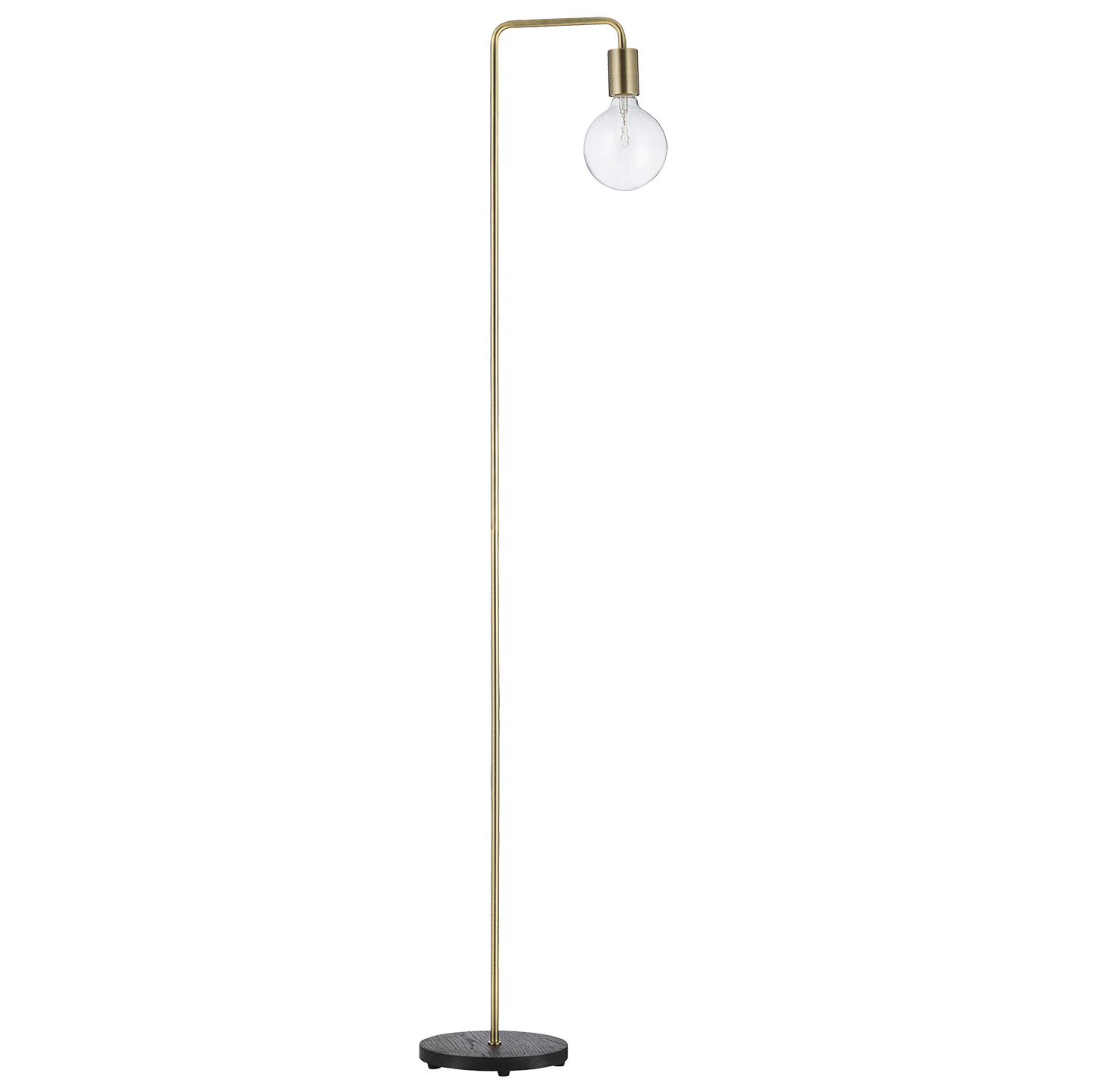 Vloerlamp cool antique brass