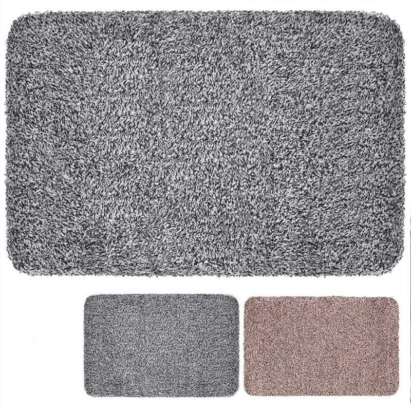 Non-slip Commercial Entrance Floor Mats Outdoor Rug Heavy Duty Pp for Business Adults Modern Solid 5mm Flooring Accessories