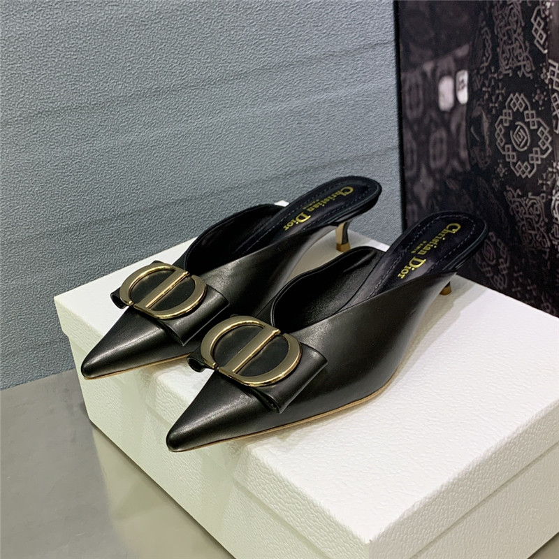 Dior spring and summer new jelly-colored pointed mules - Sneaker Replica Workshop