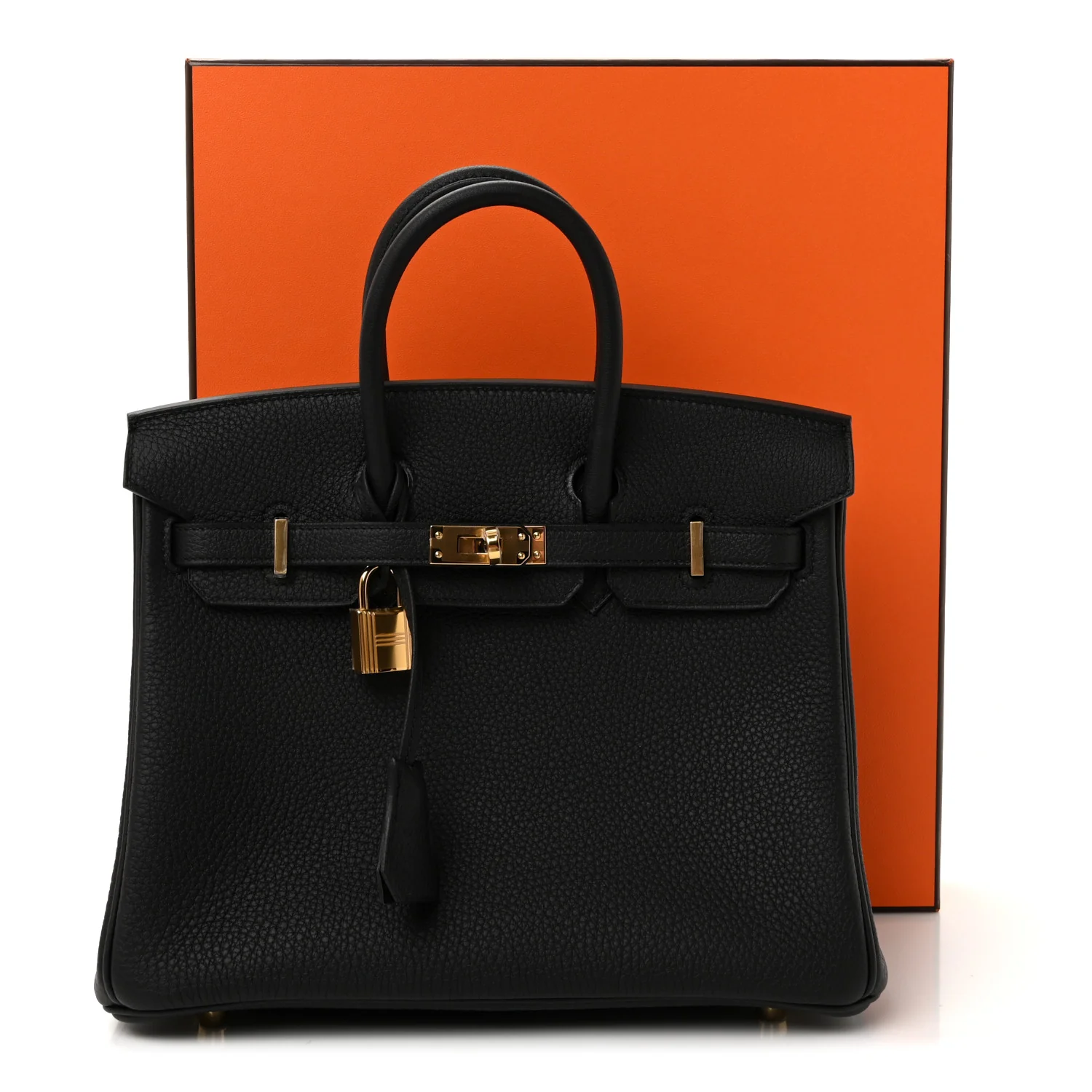 Togo Birkin 25 Black - Top Club