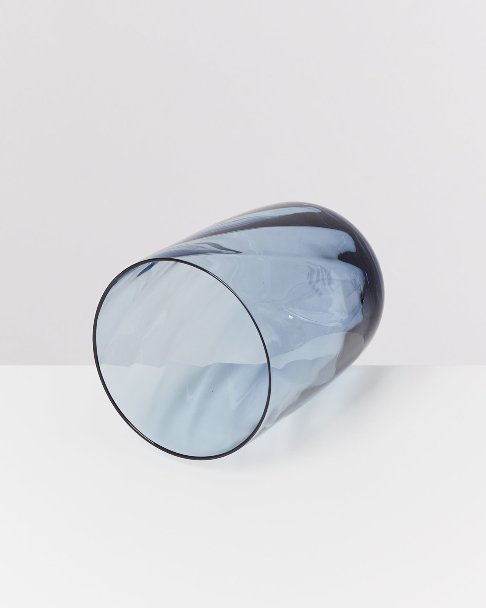 Calma Glas groß swirl blau 6er-Set