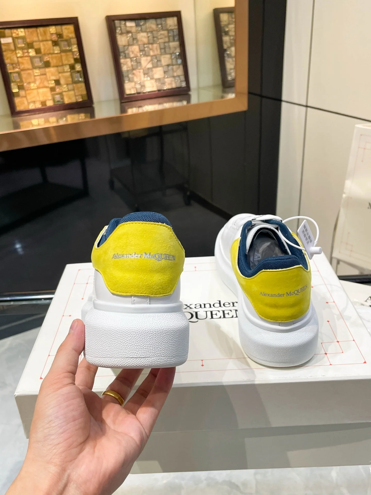 McQueen Oversized Sneakers Unisex Stylish And Comfortable Footwear - Sneaker Replica Workshop