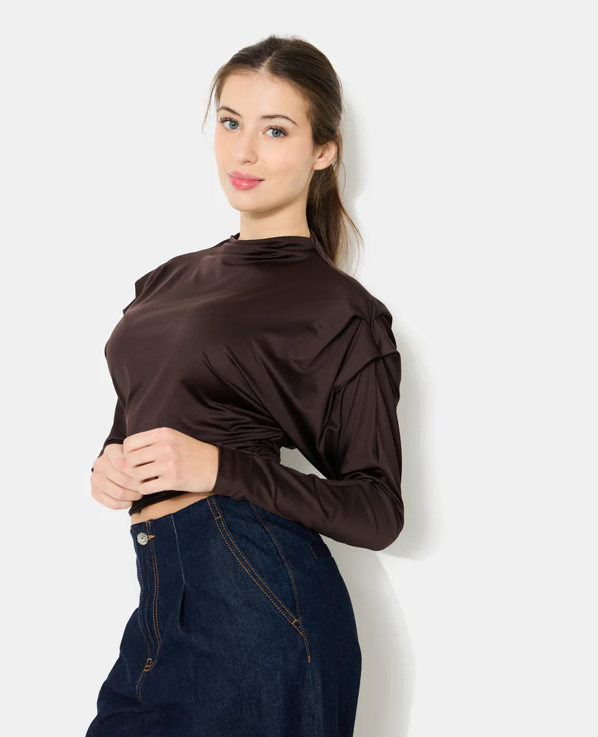Pimkie Top manches chauve-souris avec pinces et fronces
