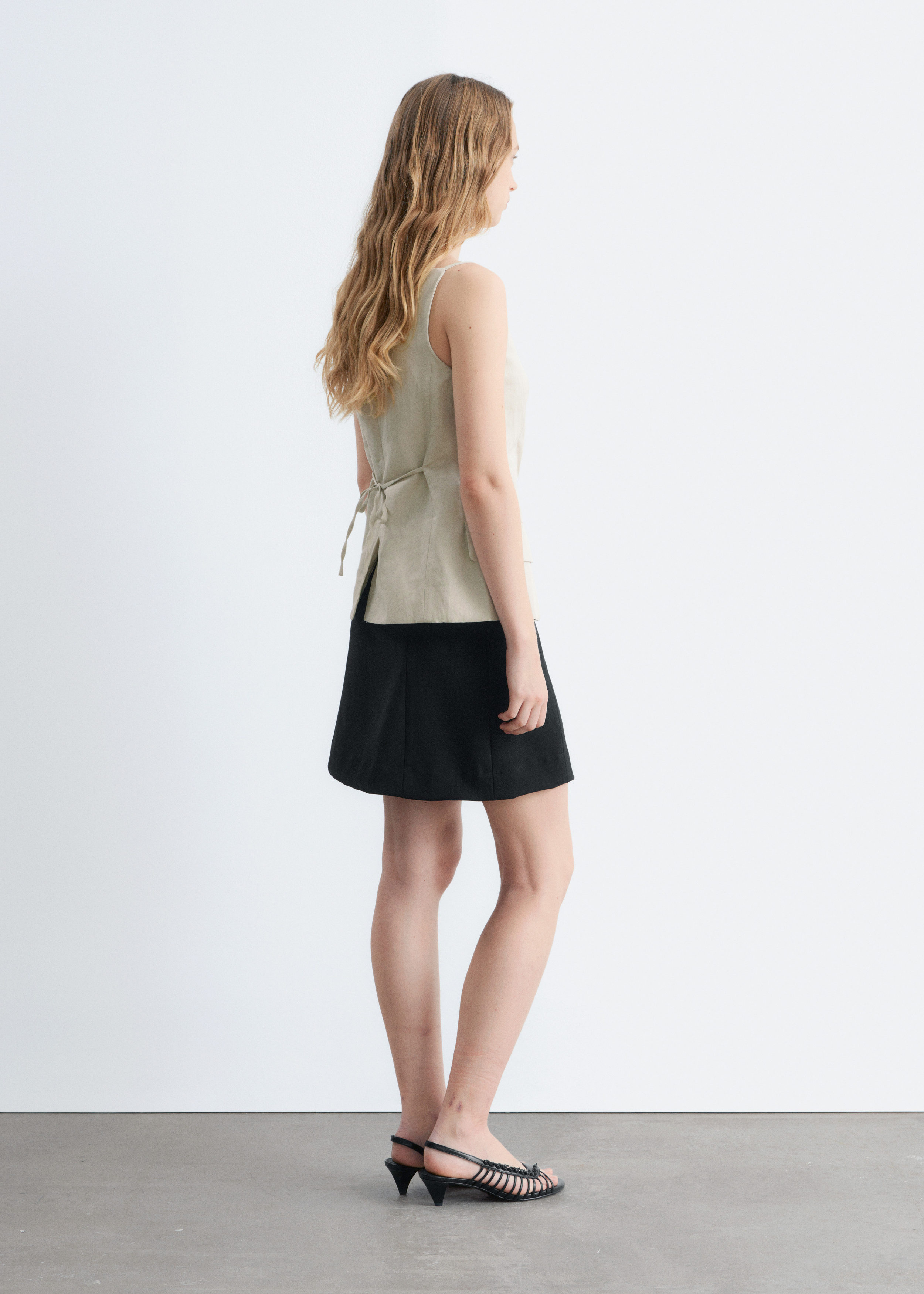 & Other Stories TAILORED VEST TOP