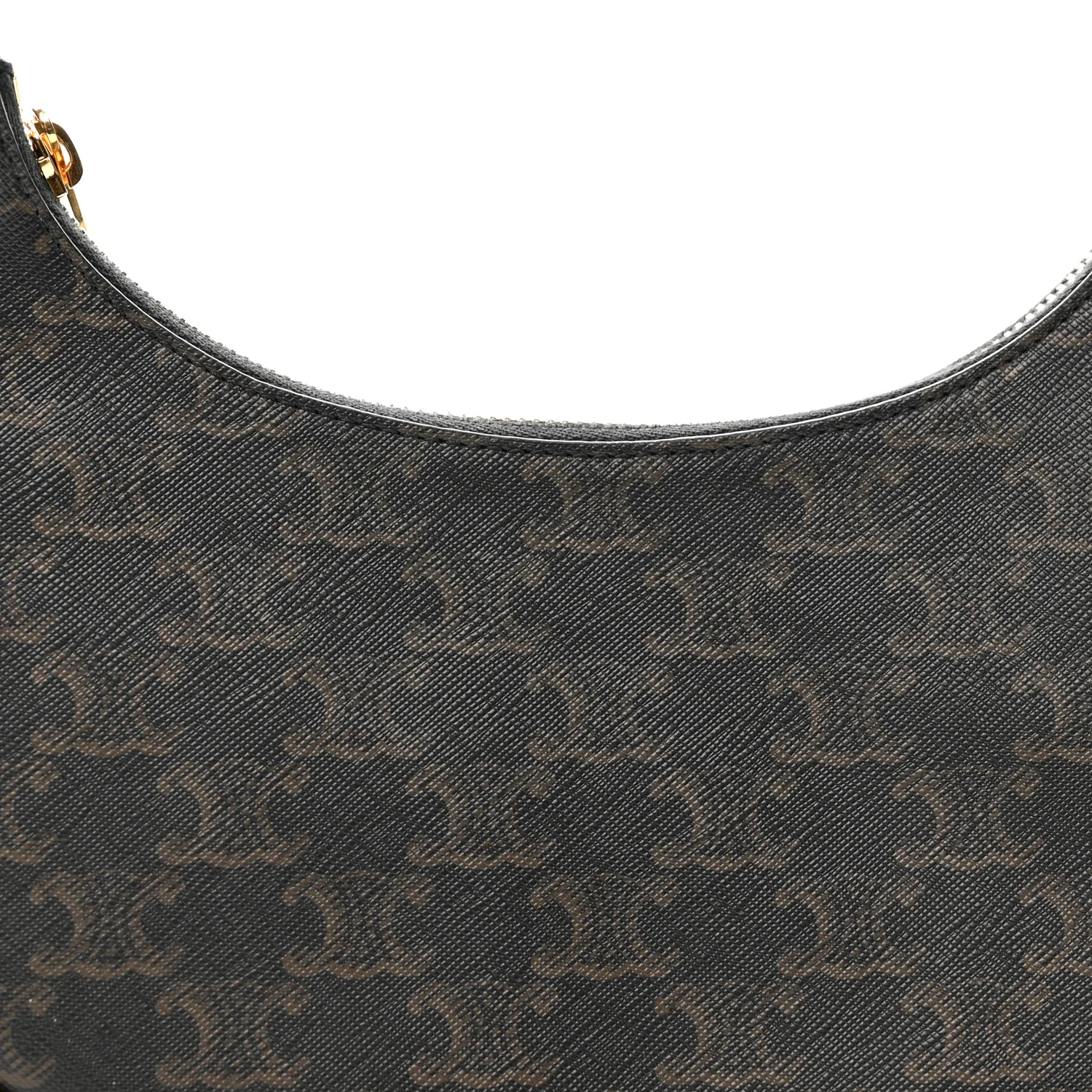 Triomphe Canvas Calfskin Ava Shoulder Bag Tan - Top Club