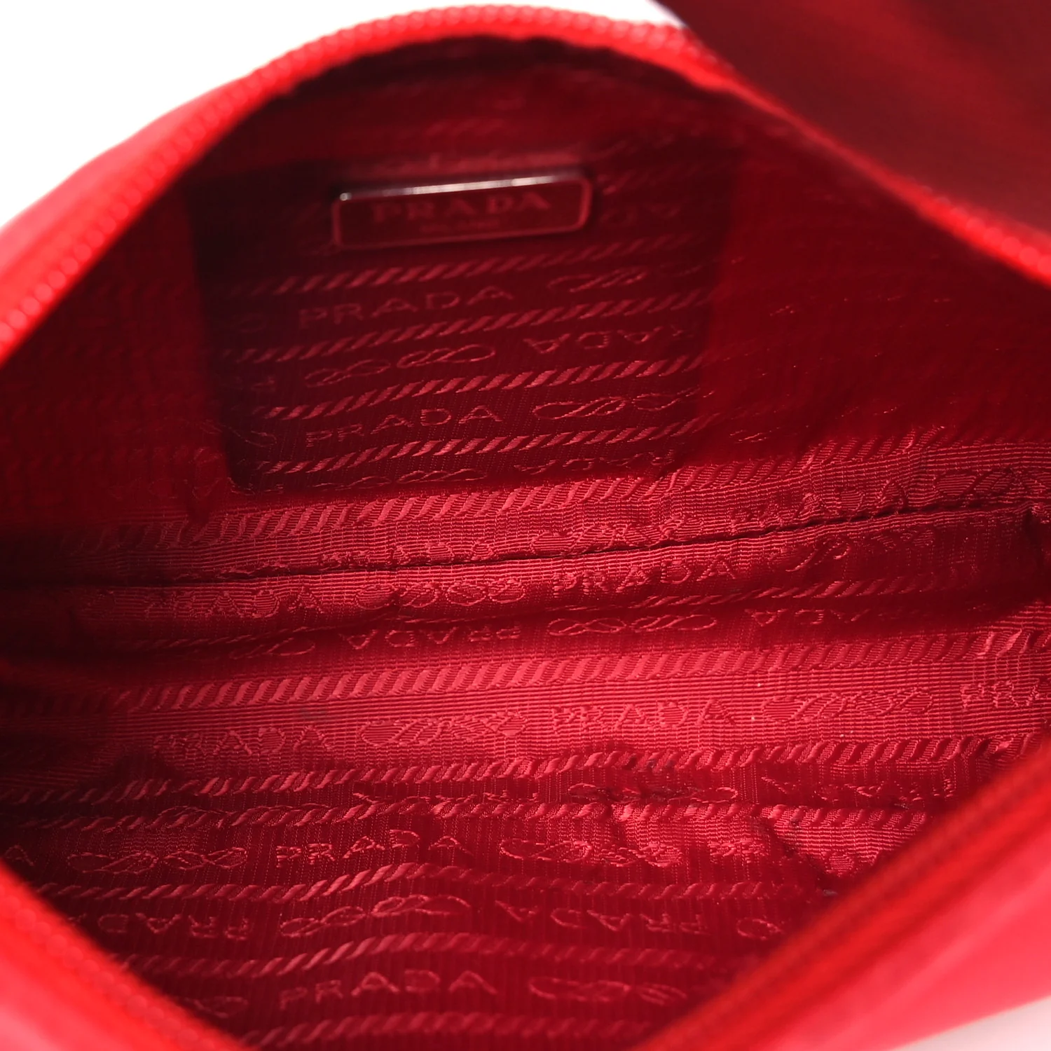 Tessuto Nylon Mini Re-Edition 2000 Bag Rosso - Top Club