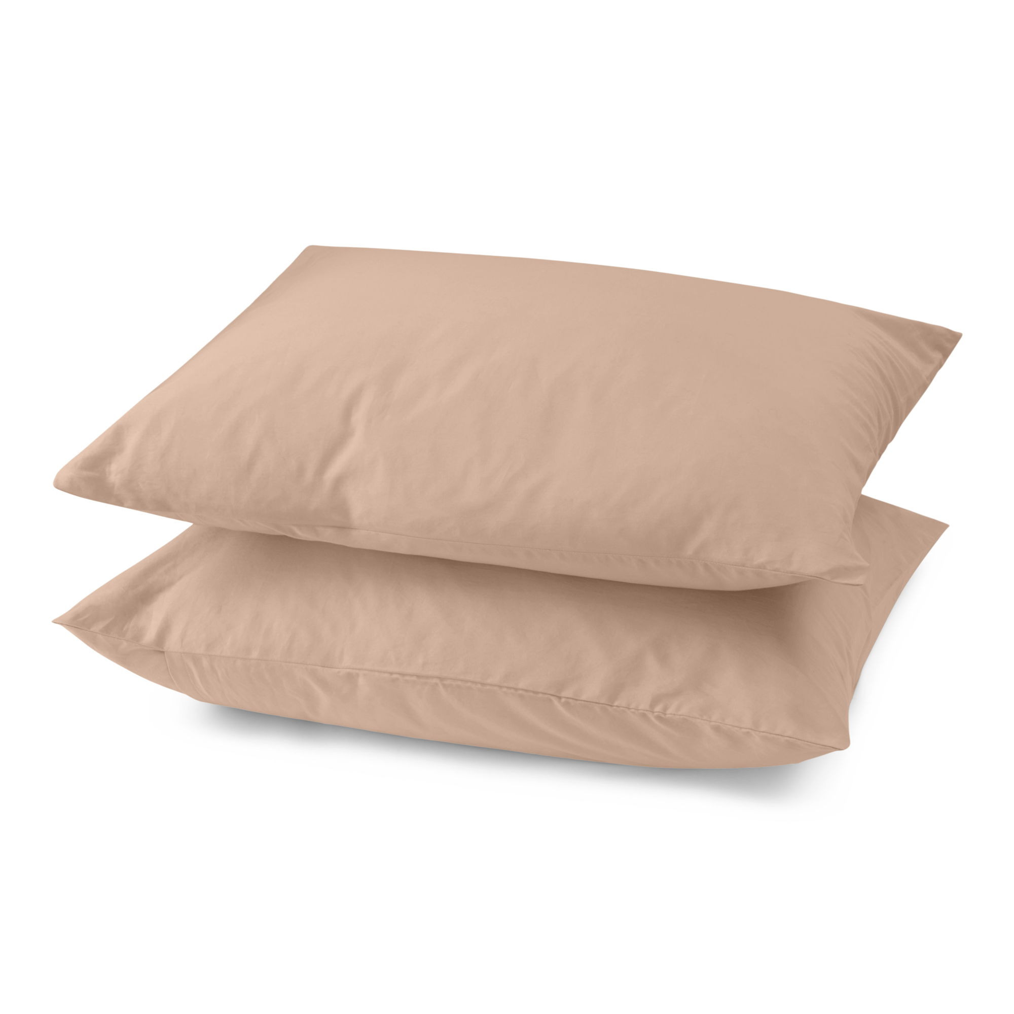 Kussensloop Cotton Satin misty rose 60x70 cm - set van 2