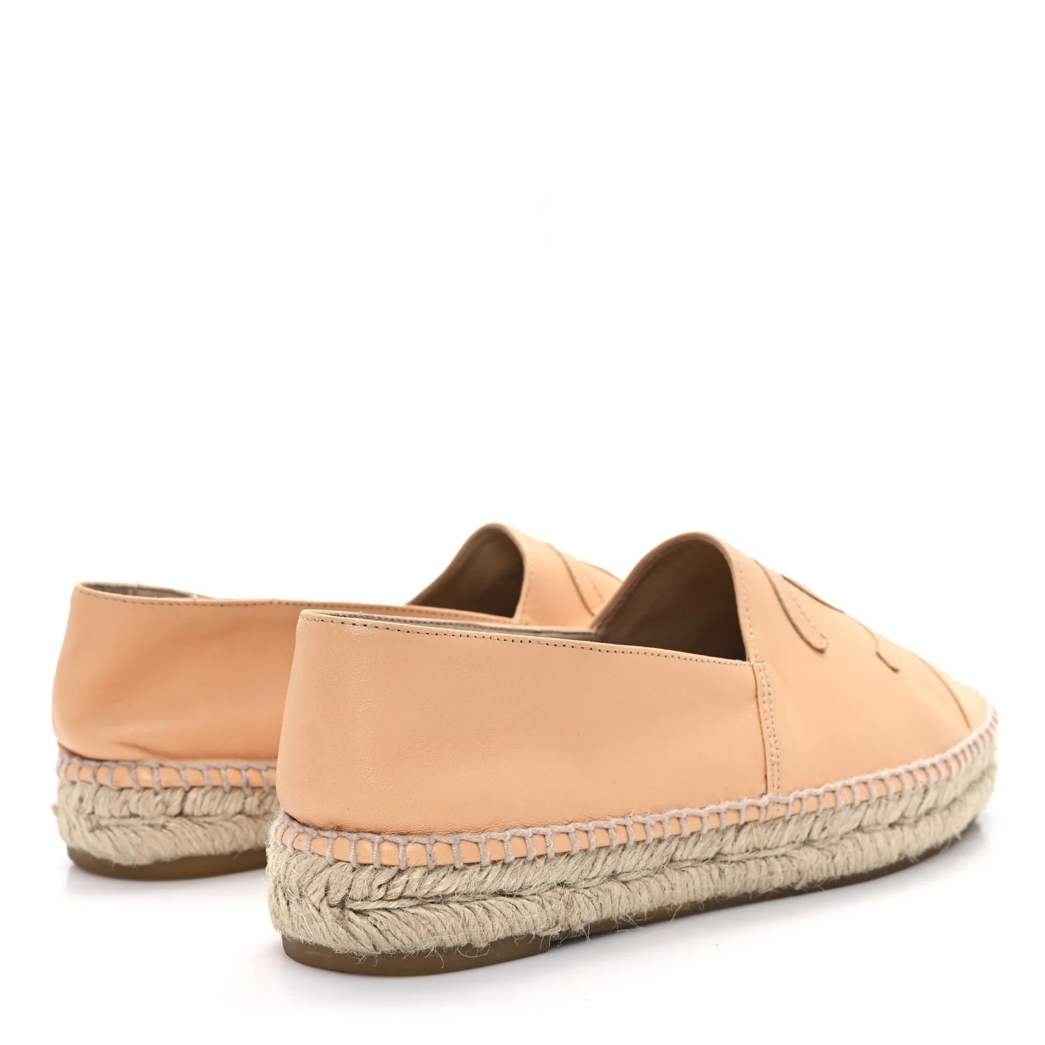 Lambskin CC Espadrilles 38 Nude - Top Club