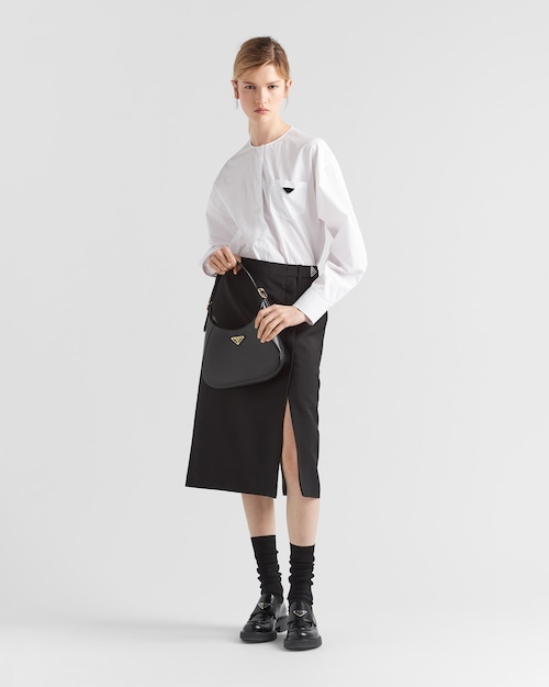 PP Leather shoulder bag - Black - Top Club
