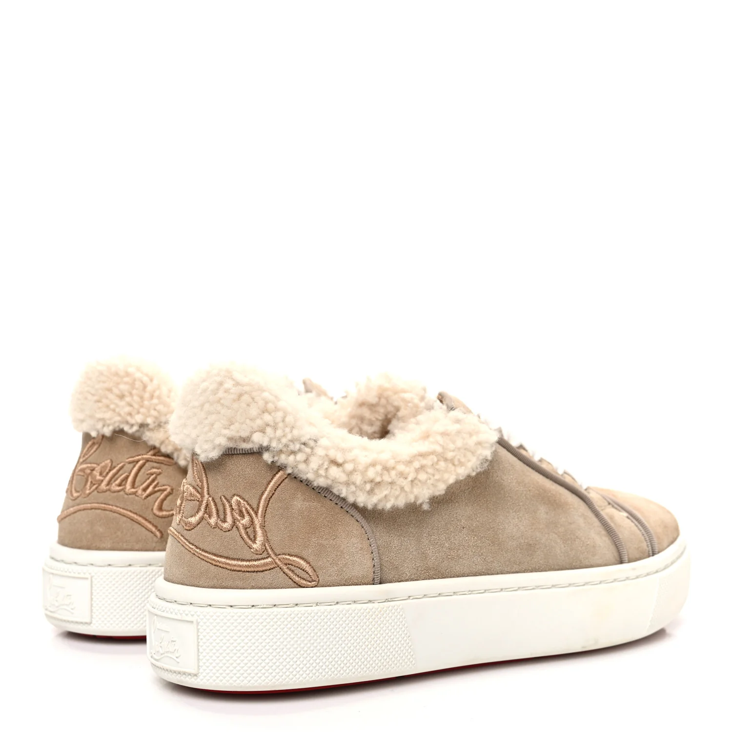 Suede Shearling Fun Vierissima Flat Sneakers 38 Atlas - Top Club