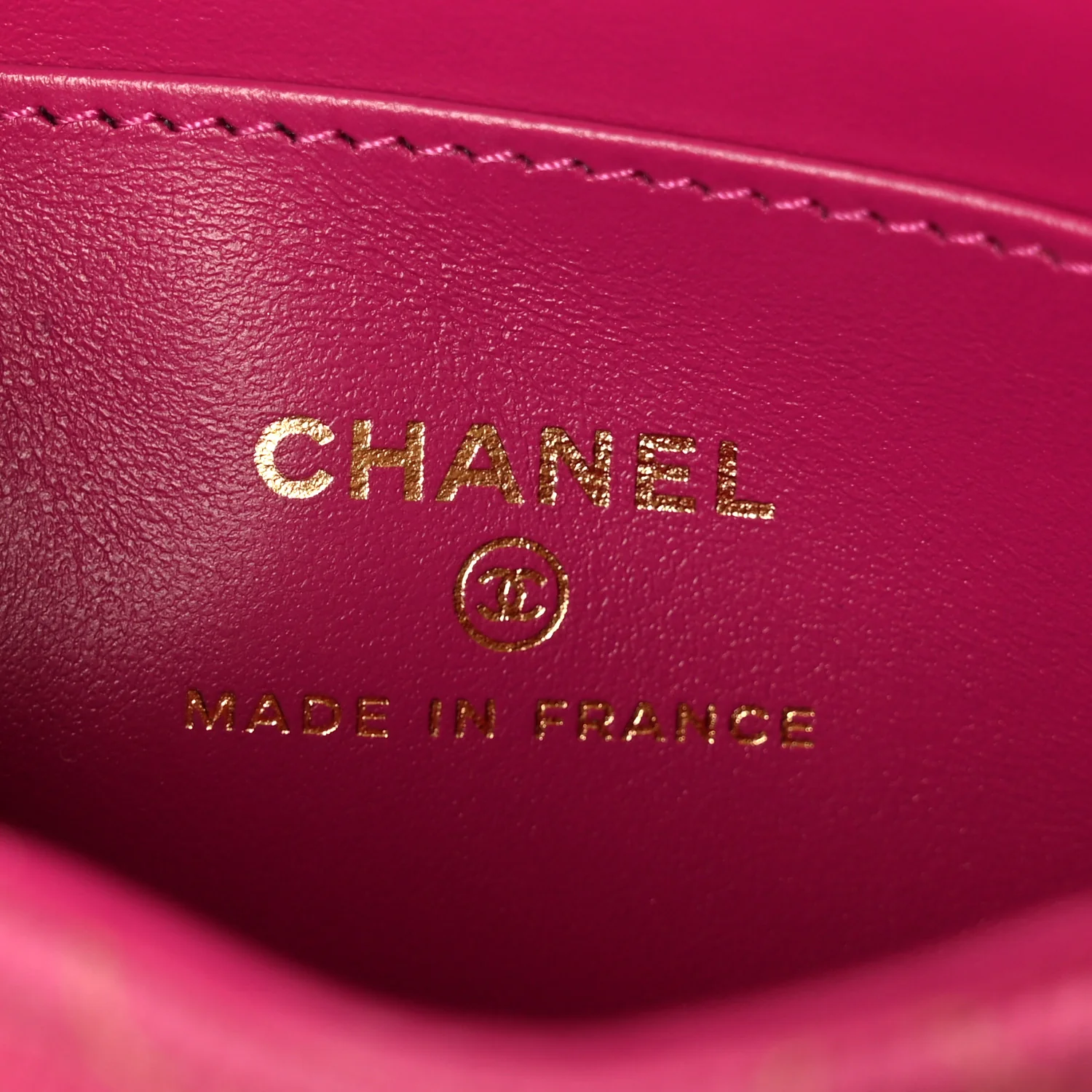 Denim Quilted Mini Nano Kelly Shopper Fuchsia - Top Club