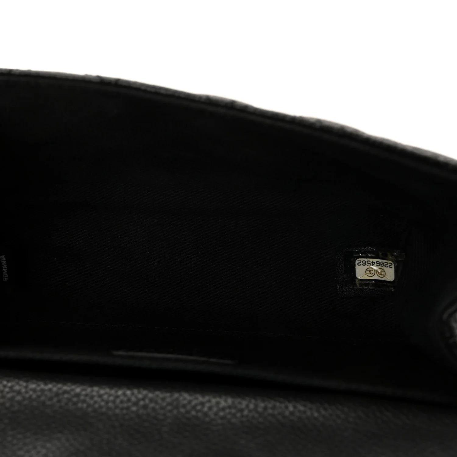 Grained Calfskin Quilted 2.55 Reissue Flap Belt Bag Clutch Black - Top Club
