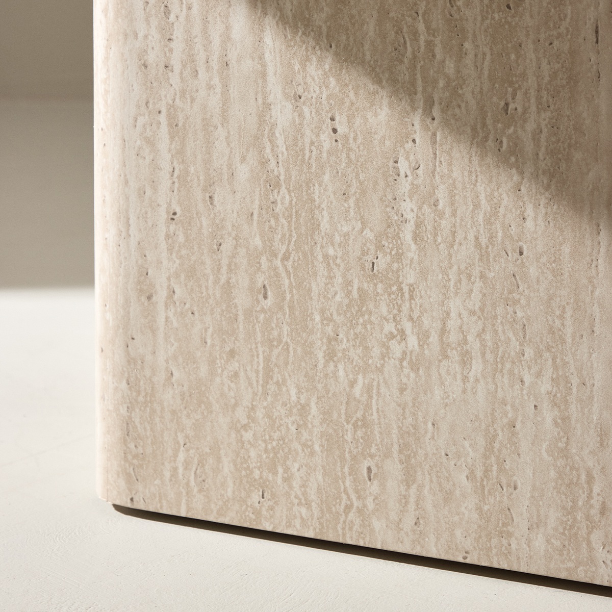 Salontafel Hannes Beige - 80x80 cm