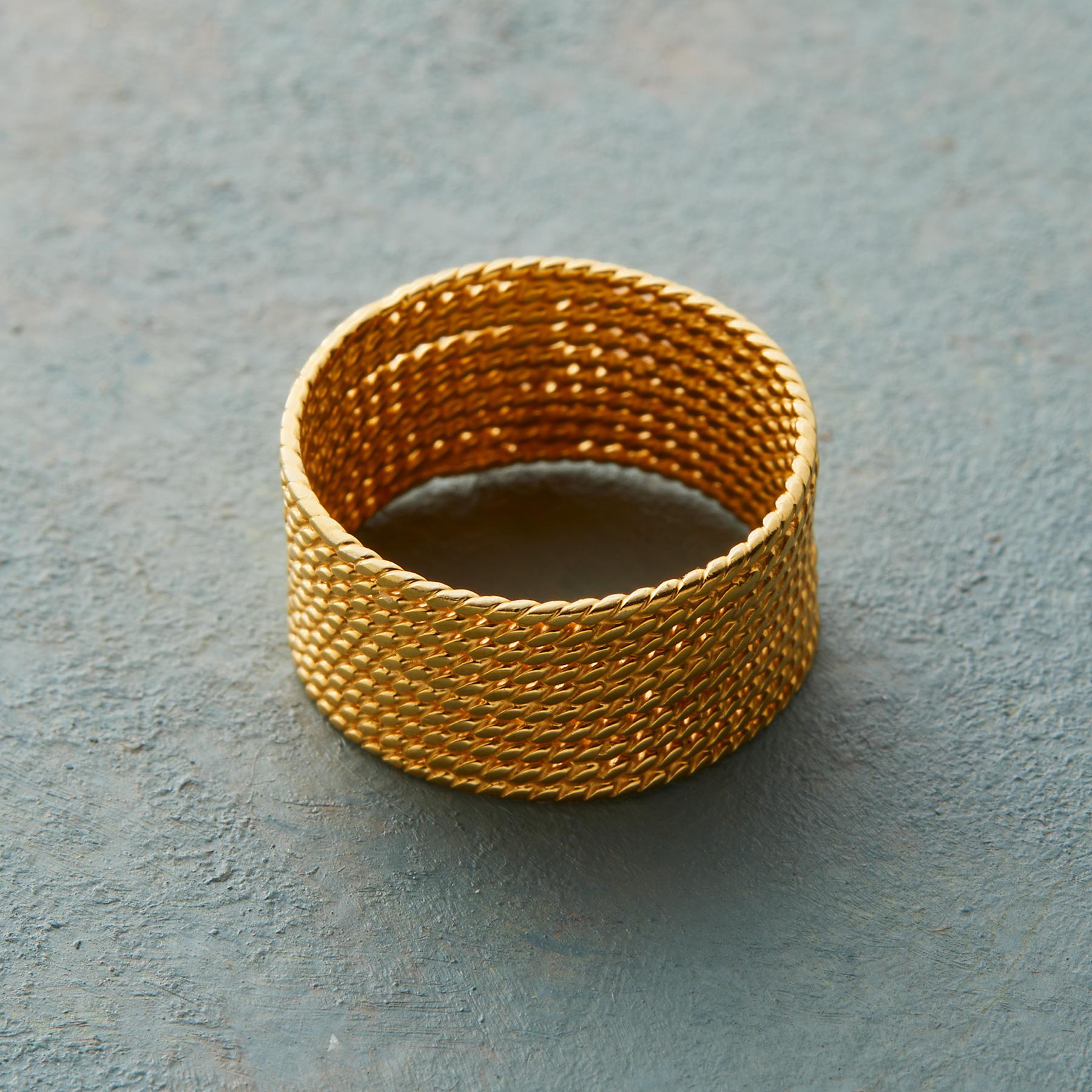 Golden Rope Ring - Sundance Living