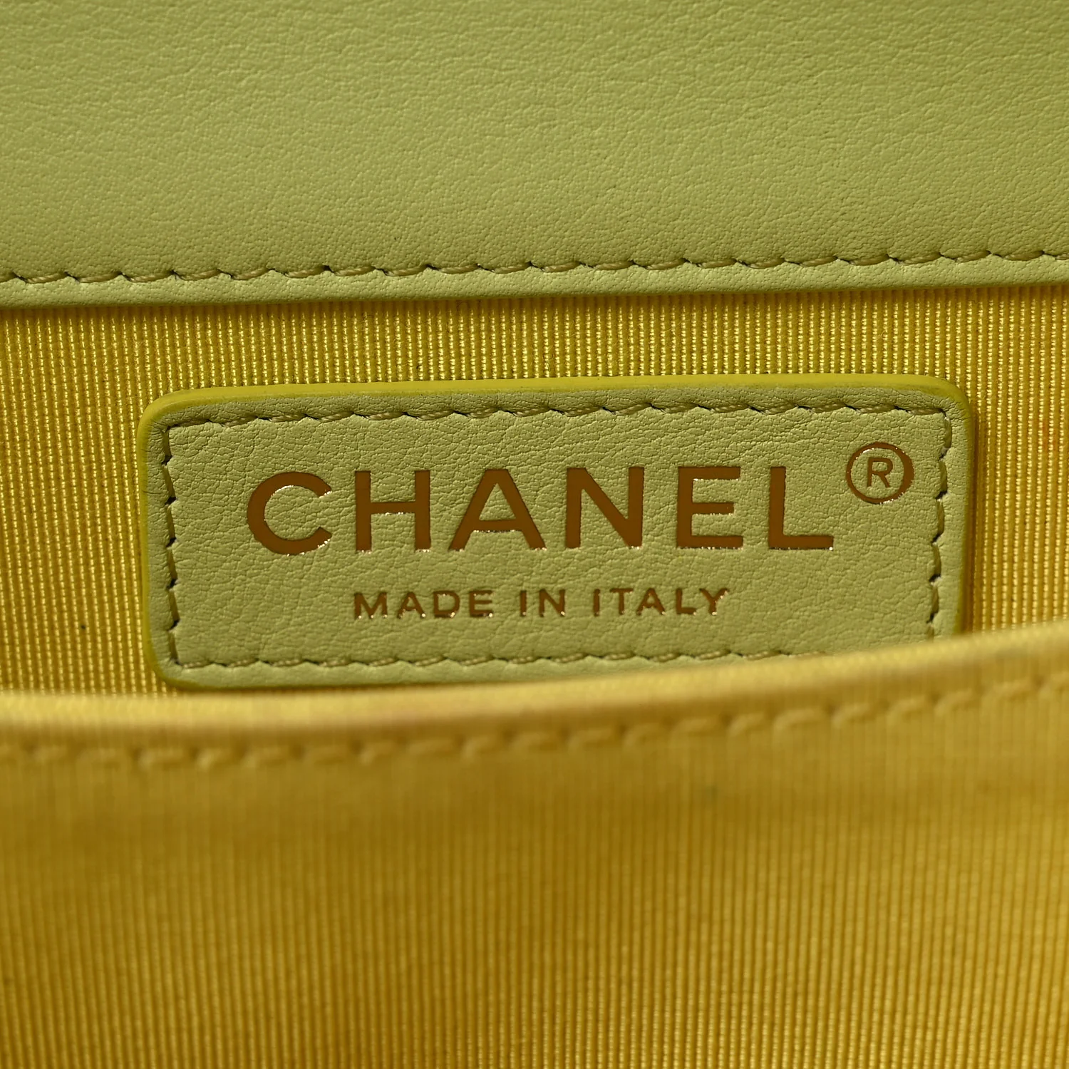 Calfskin Quilted North South Boy Flap Light Green - Top Club