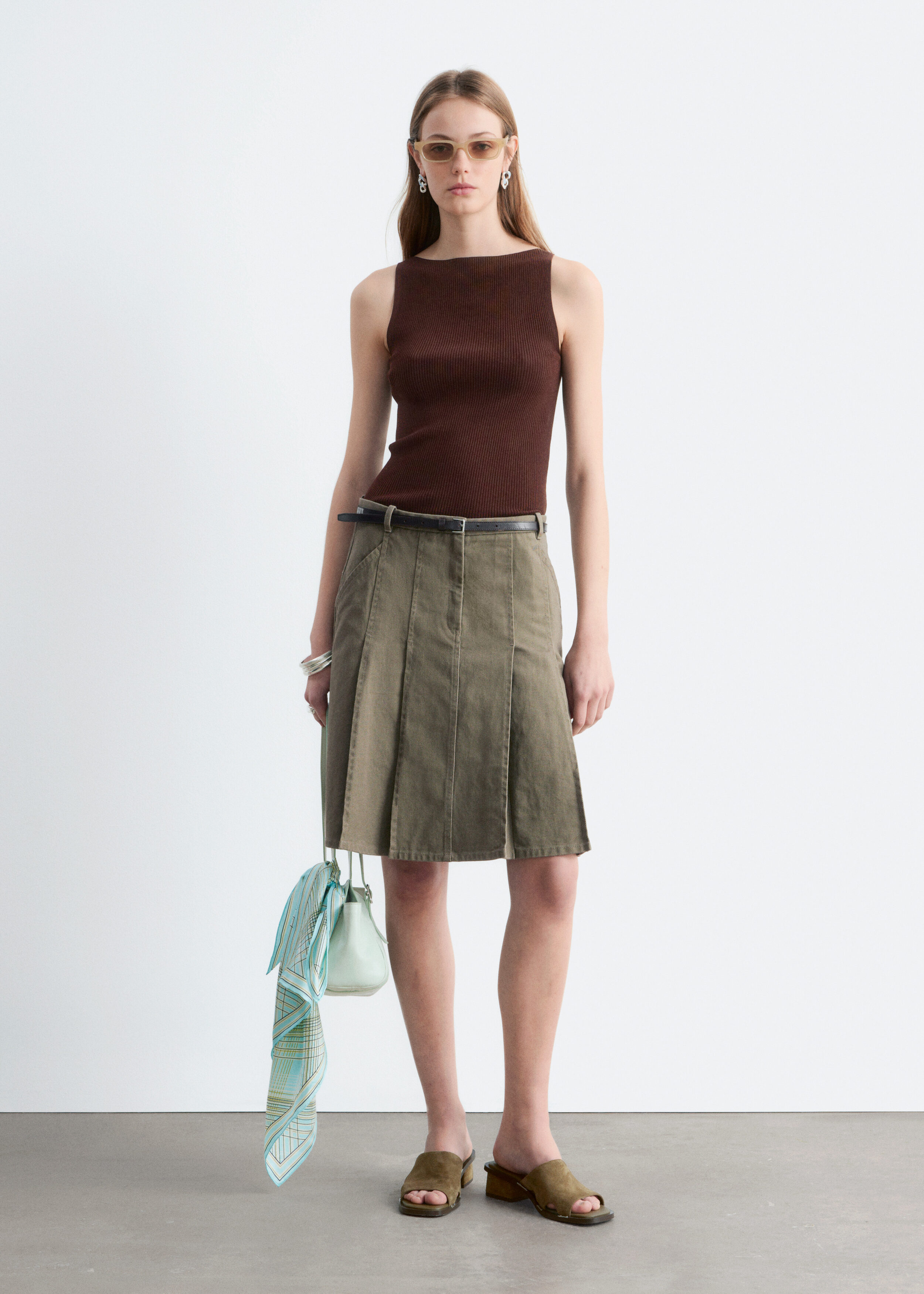 & Other Stories RIB-KNIT TANK TOP